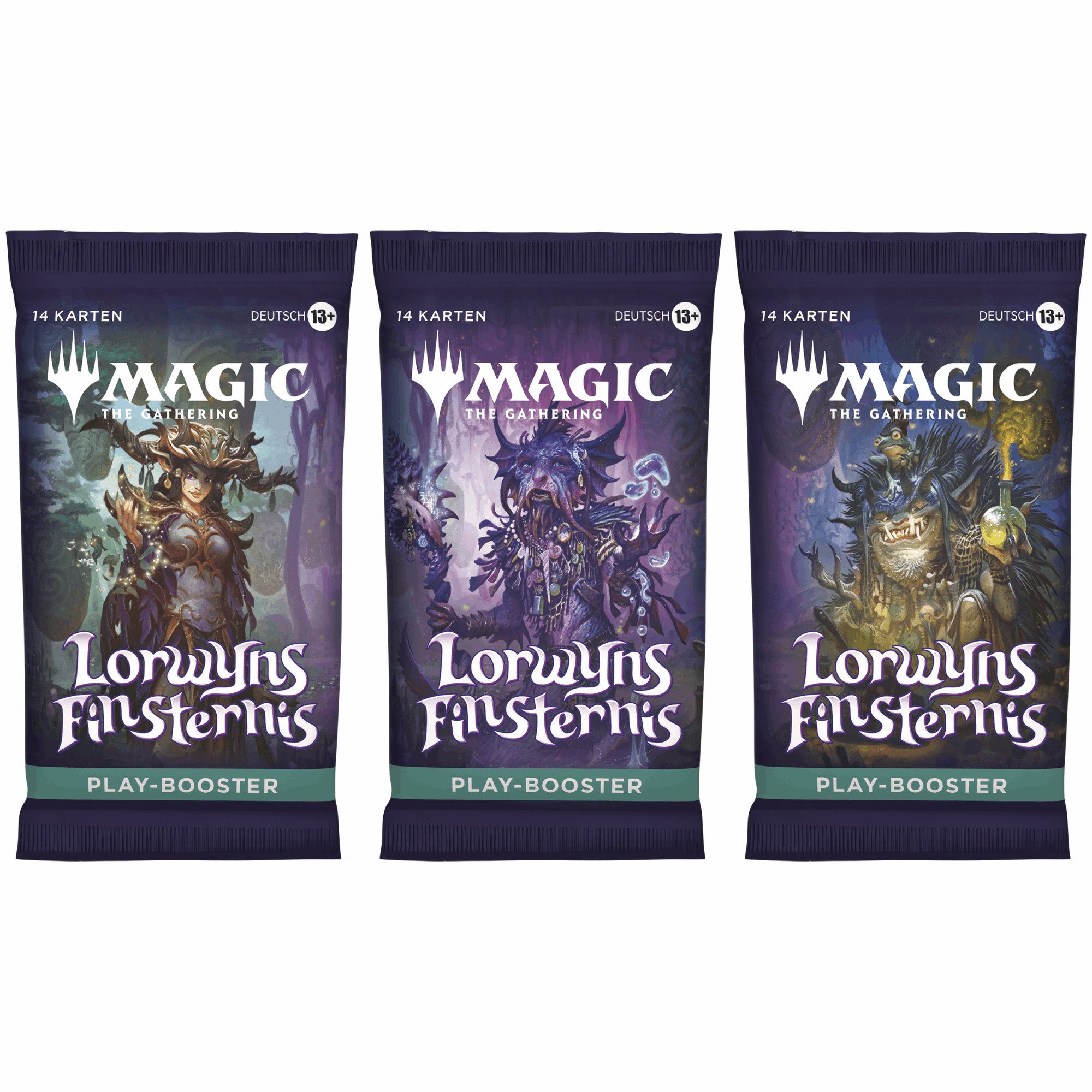Magic the Gathering Sammelkarte Lorwyns Finsternis Bundle DE – Play Booster Edition