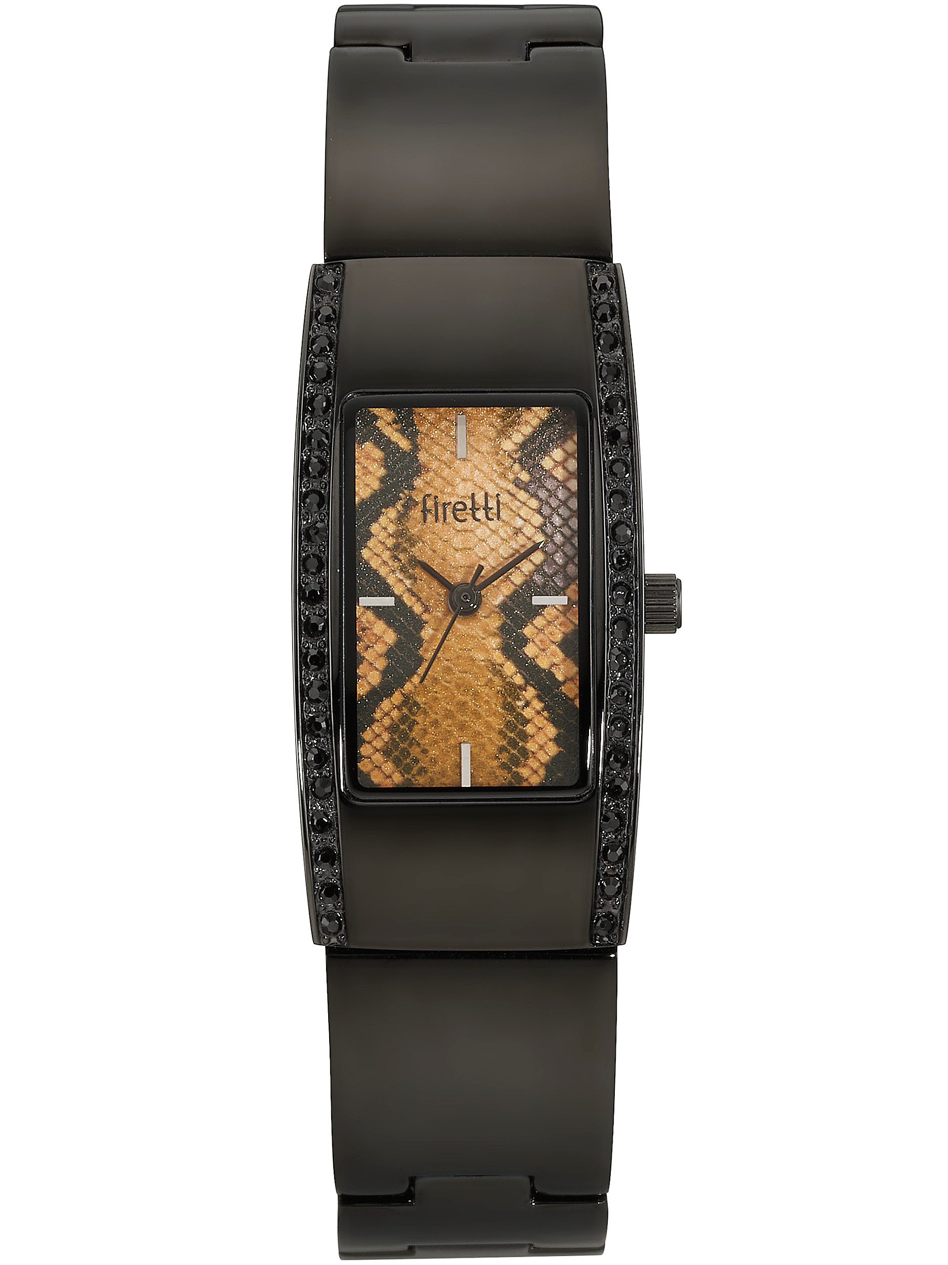 Firetti Quarzuhr Icon Exotic TLA-60994-81M, Armbanduhr, Damenuhr, analog, Swarovski-Kristalle