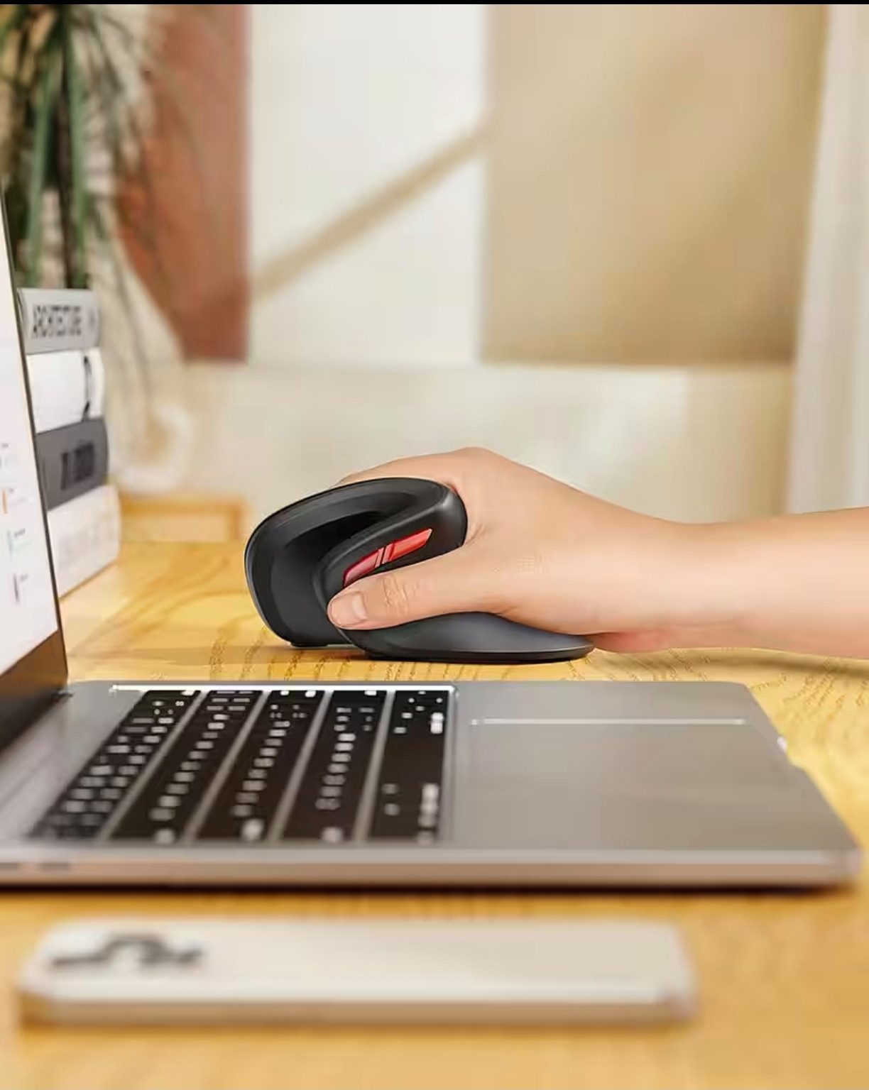 Seenda Ergonomische Maus - Bluetooth und USB Kabellos Maus (Bluetooth, Funk, BT4.0 & 2,4G)
