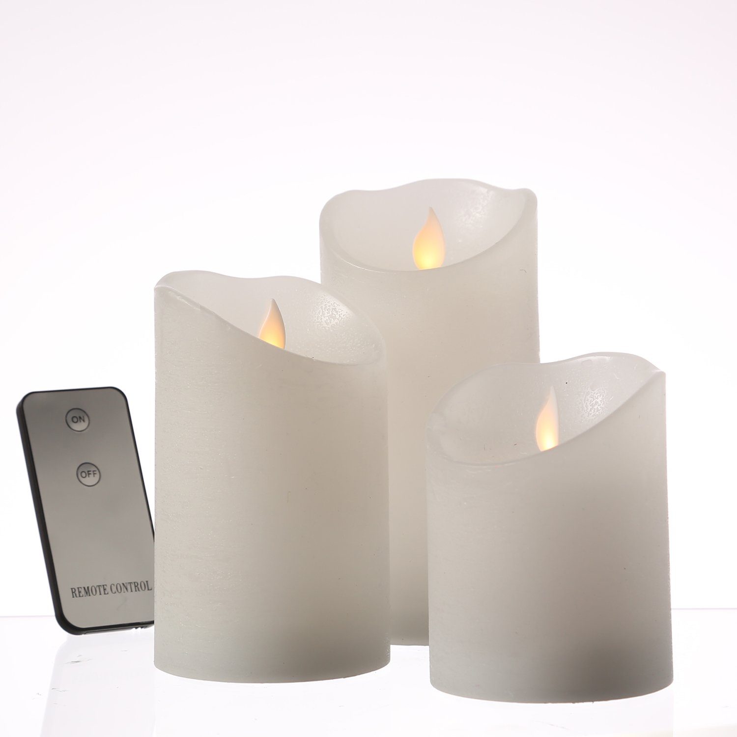 MARELIDA LED-Kerze LED Kerzenset Rustik-Optik mit günstig online kaufen