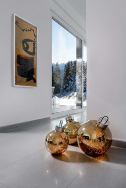 SOMPEX Kerzenhalter ORNAMENT - Weihnachtskugel, dimmbar