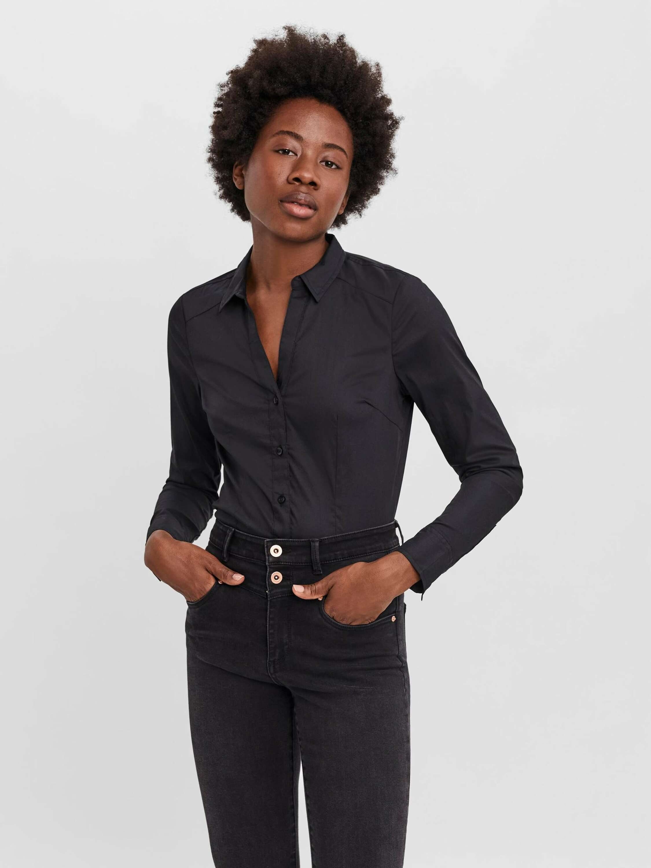 Vero Moda Body (1-tlg) Plain/ohne Details