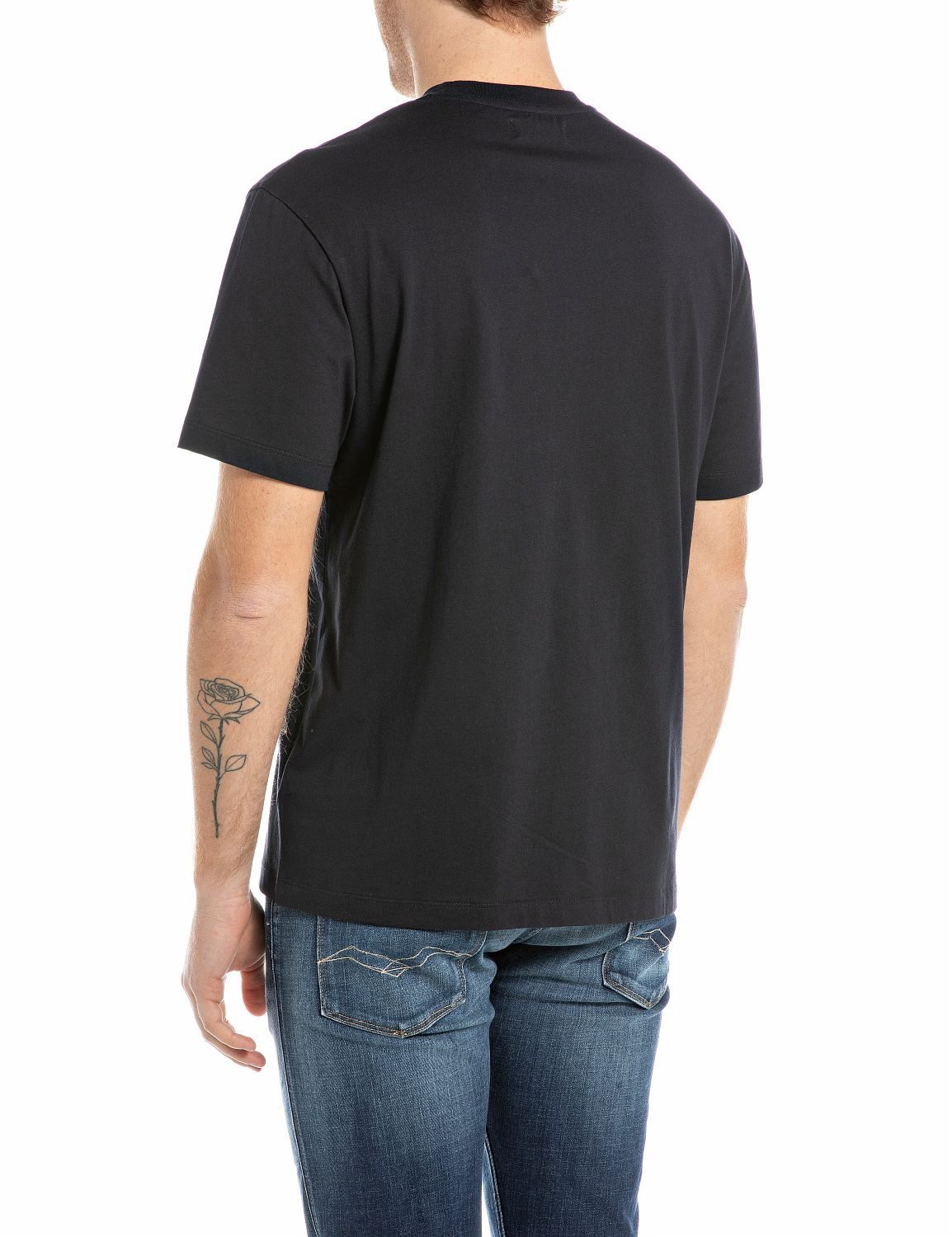 Replay T-Shirt mit Marken-Print auf der Brust günstig online kaufen