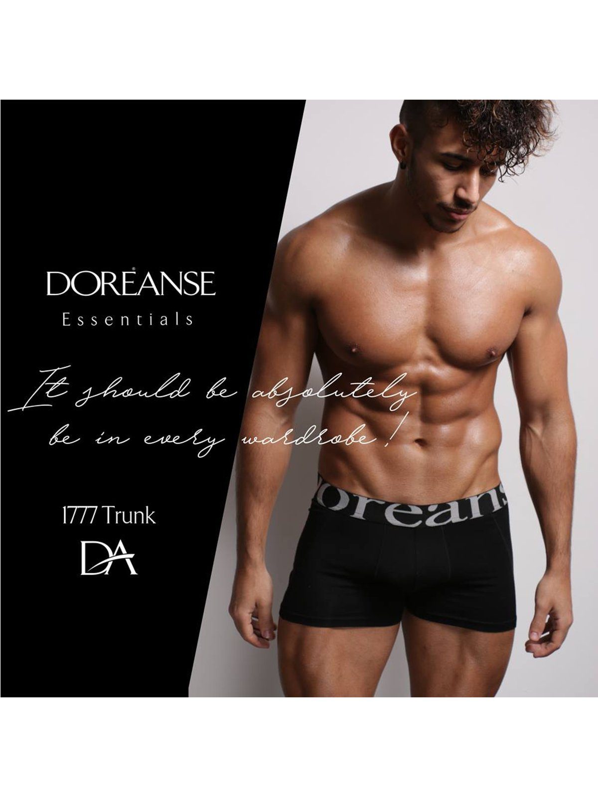 Doreanse hochwertige Pants Männer Herren DA1777 Underwear Türkis Boxershorts Boxer Hipster