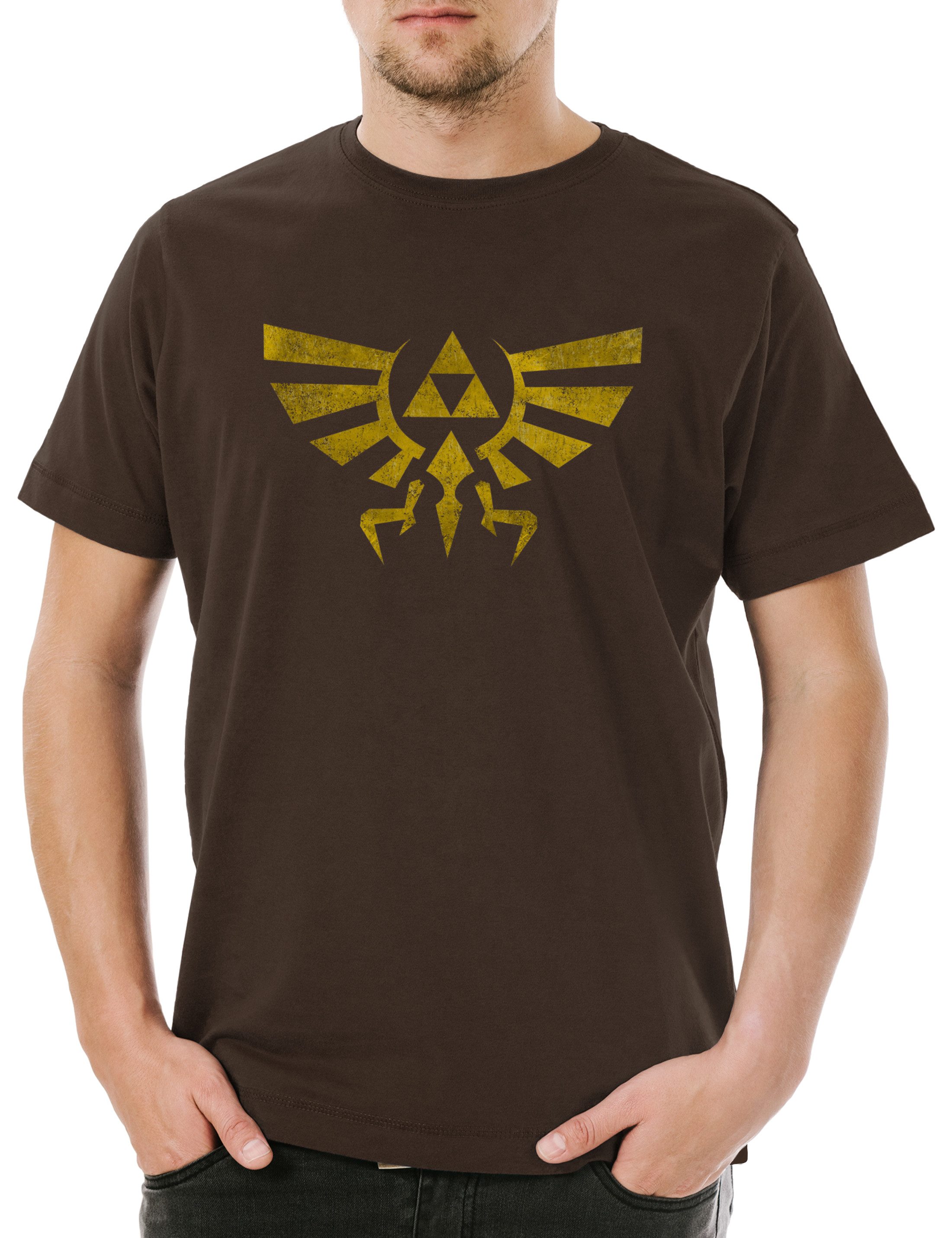 Urban Backwoods Print-Shirt Triforce Vintage Logo günstig online kaufen