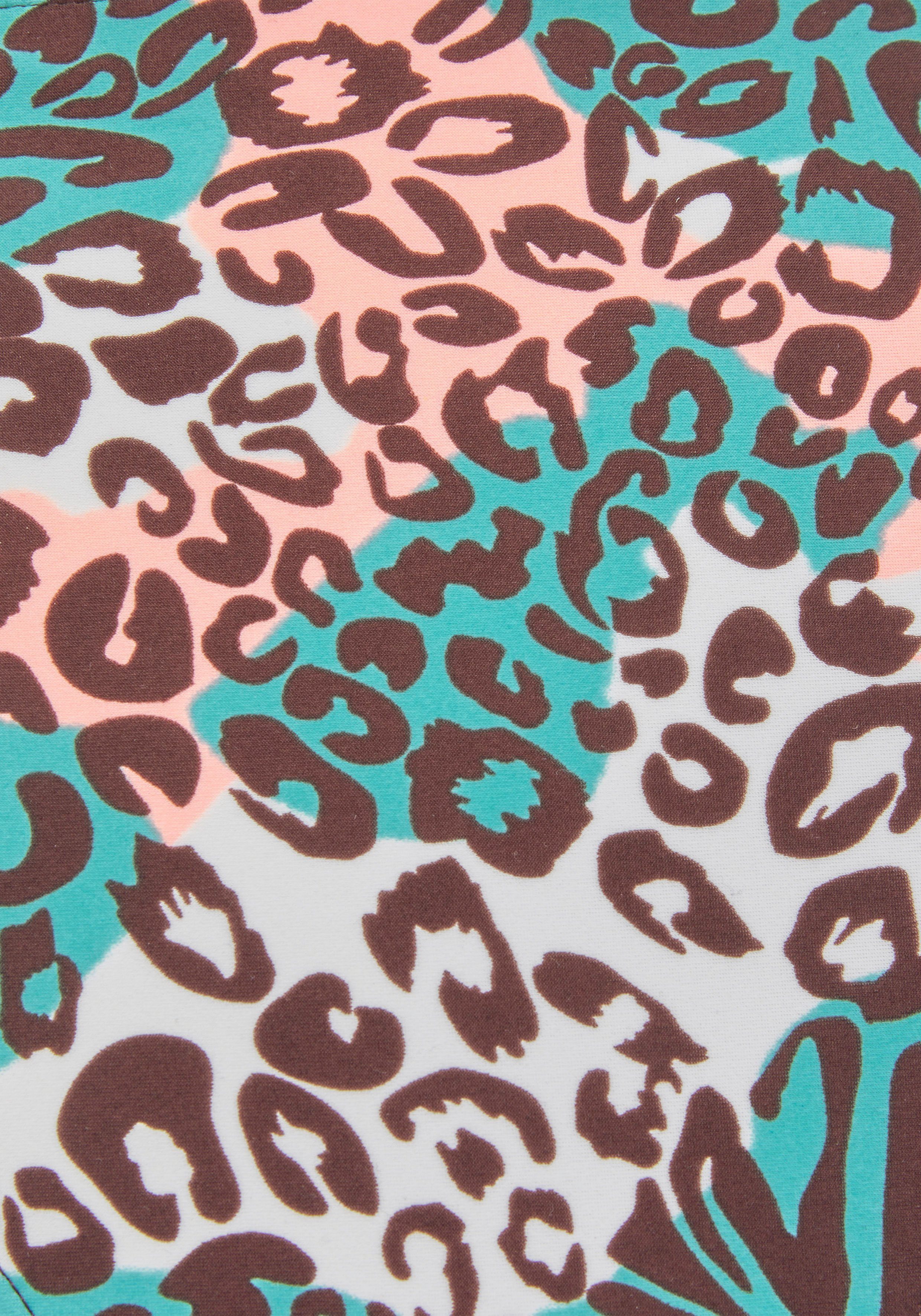 Venice Beach Highwaist-Bikini-Hose Maia mit trendigem Druck