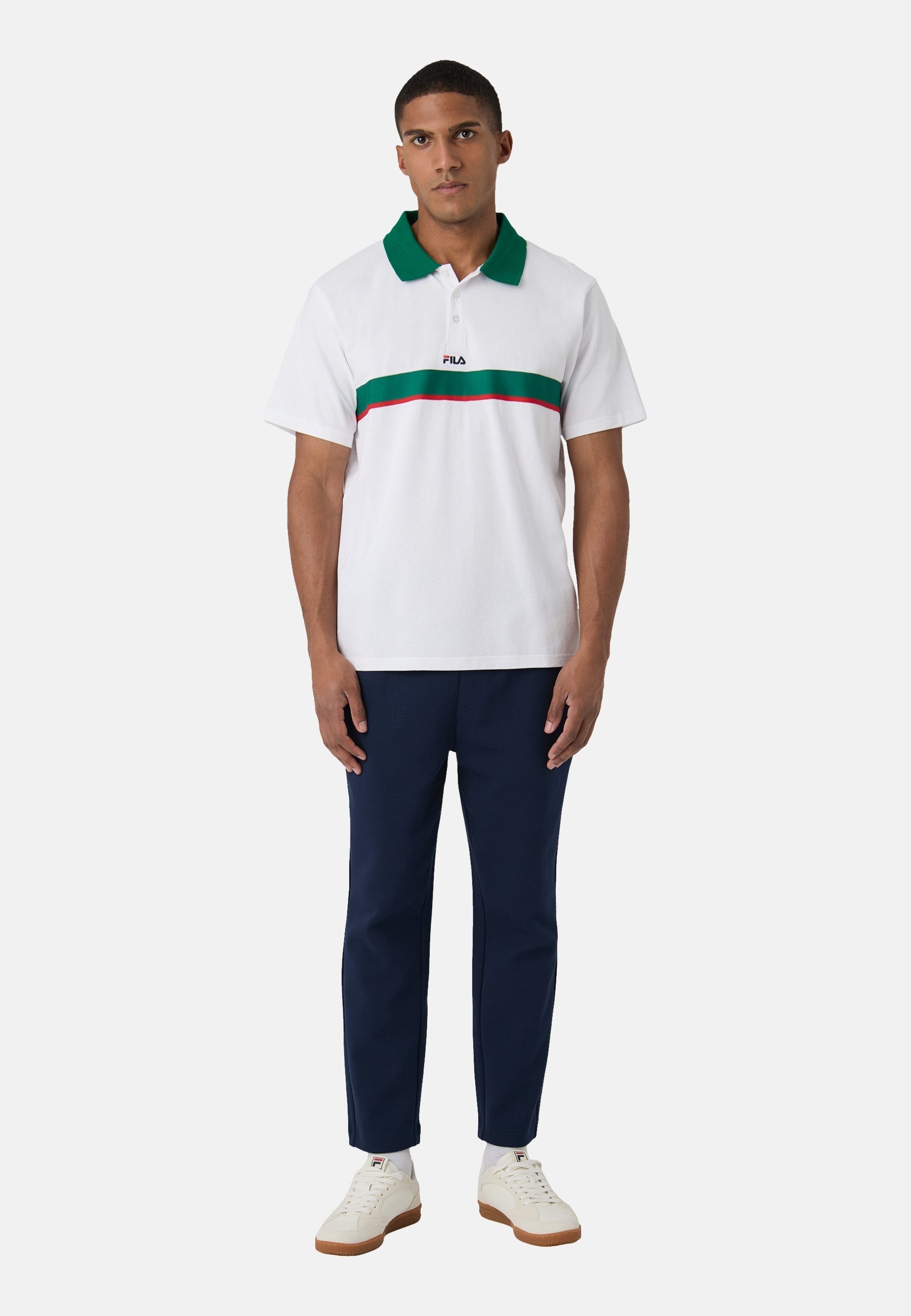 Fila Poloshirt Poloshirt SAGANO Kurzarmshirt (1-tlg., 1)