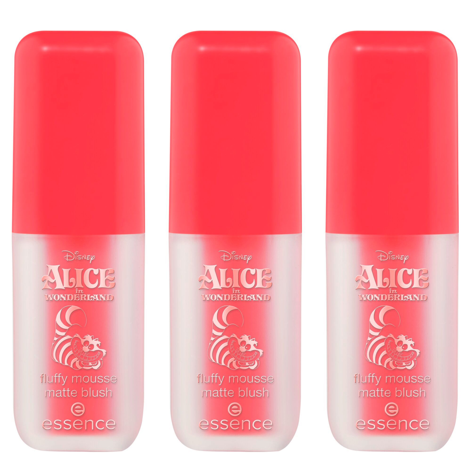 Essence Rouge Disney Alice in Wonderland fluffy mousse matte blush, 3-tlg.
