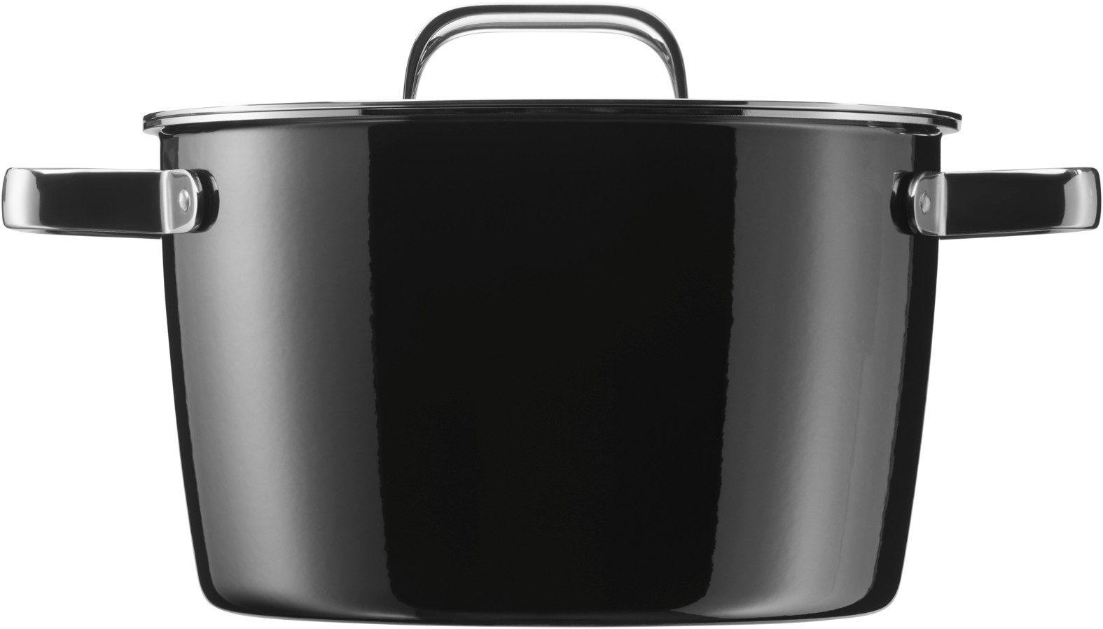 WMF Fleischtopf Fusiontec Aromatic Kochtopf, 22 cm, Schwarz, Fusiontec (1x Fleischtopf mit Deckel 22 cm (Volumen 4,7l, Höhe 14 cm) - optimal für Herdplatten mit Ø 18 cm, 1-tlg., 1x Fleischtopf mit Deckel 22 cm - optimal für Herdplatten mit Ø 18 cm), Made in Germany, backofengeeignet, wärmereduzierende Griffe