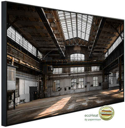 Papermoon Infrarotheizung Prod. Halle als Bildheizung, im schwarzen Aluminiumrahmen, HZ4423, TÜV-Rheinland/GS zertifiziert, angenehme Strahlungswärme