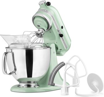 KitchenAid Küchenmaschine 5KSM175PSEPT PISTAZIE, 300 W, 4,8 l Schüssel, Gratis Wasserkocher, 2. Schüssel, Flexirührer (Wert ca. 347,-UVP)