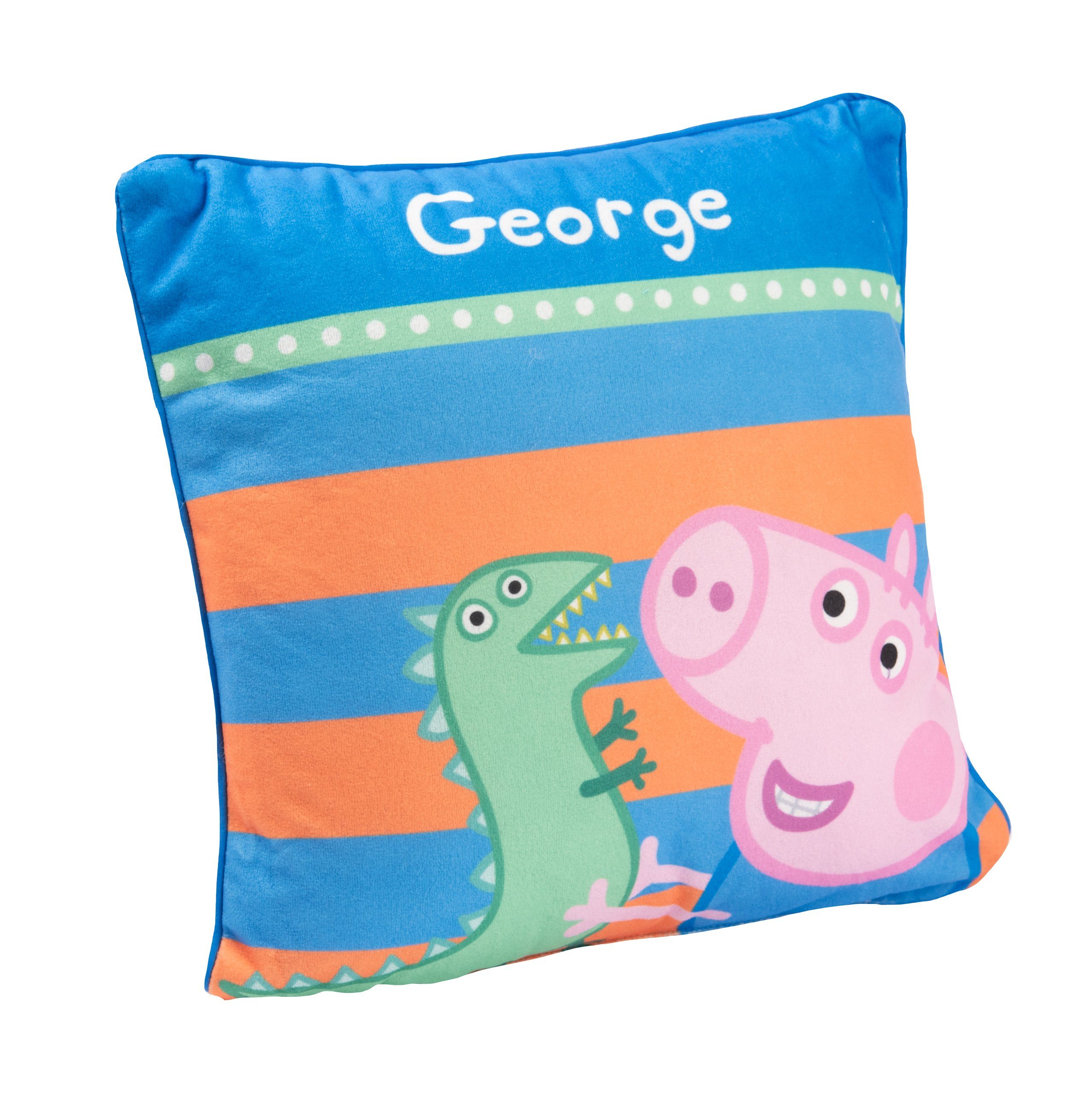 United Labels® Dekokissen Peppa Wutz / – 30 Blau cm 30 Kissen Schorsch George x Dekokissen