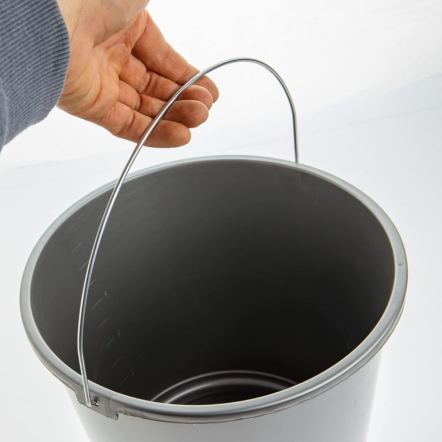 SHERCHPRY 10er Set Ersatz-Eimergriffe – Aus Kunststoff/Eisen, Ergonomisch, Passend Für 20-Liter-Eimer (33 Cm)