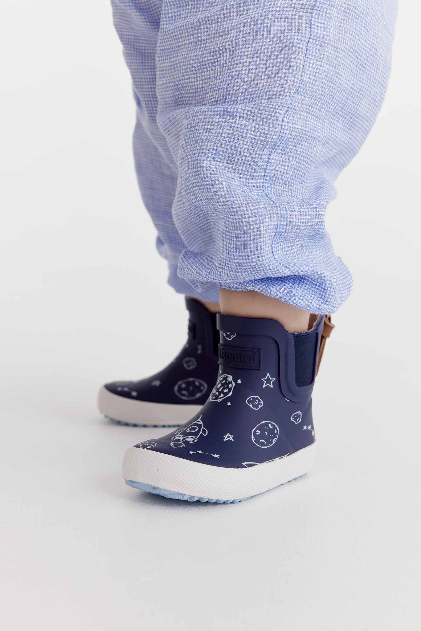 Bisgaard baby rubber Gummistiefel Babyschuh mit Stretcheinsatz, Größenschablone zum Download