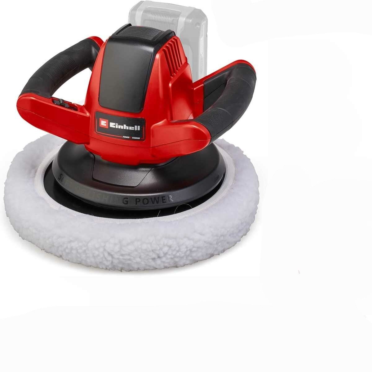 Einhell Exzenter Poliermaschine 18V Akku-Autopoliermaschine CE-CB 18/254 Li Solo 2500 U./Min