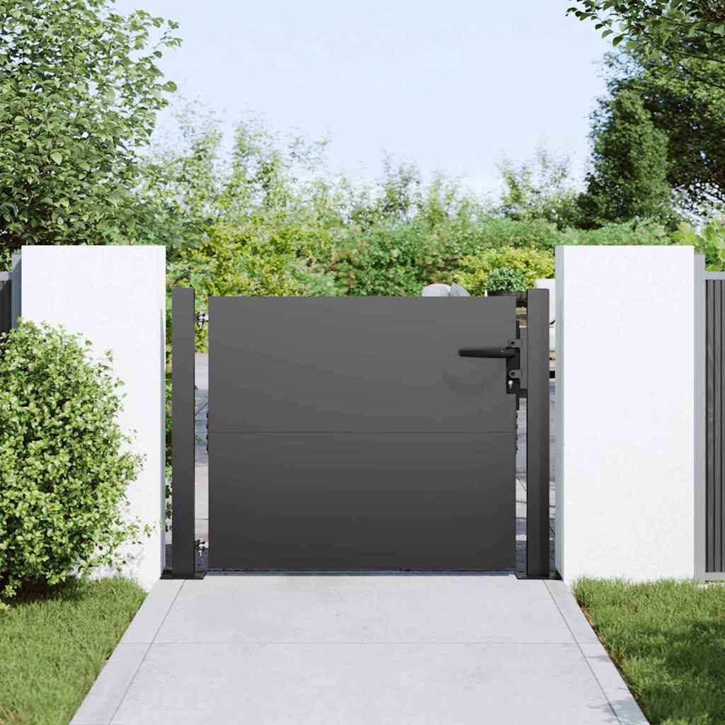 vidaXL Gartentor Gartentor Schwarz 105 x günstig online kaufen