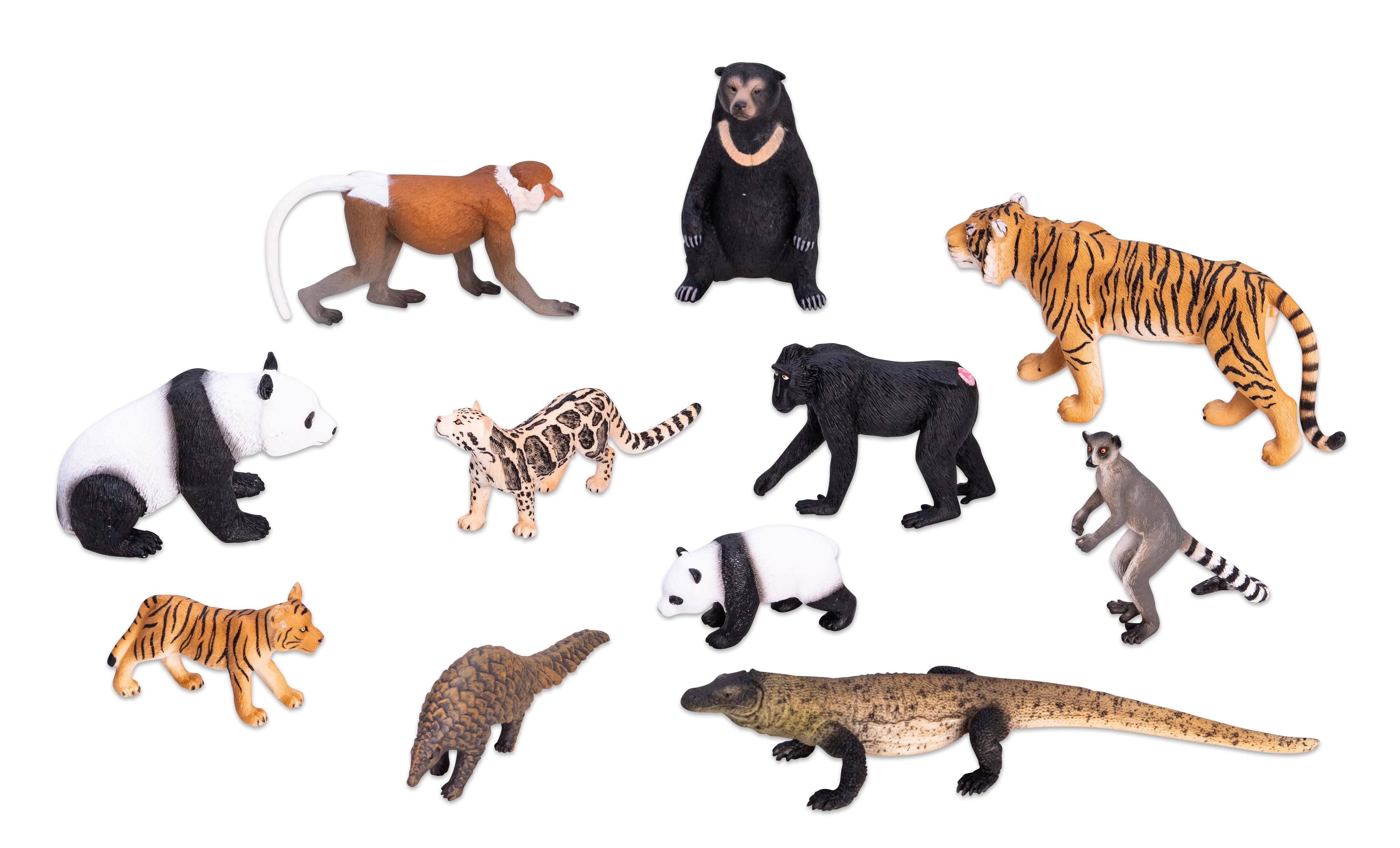 Betzold Spielfigur Asiatische Tiere, 11-teilig