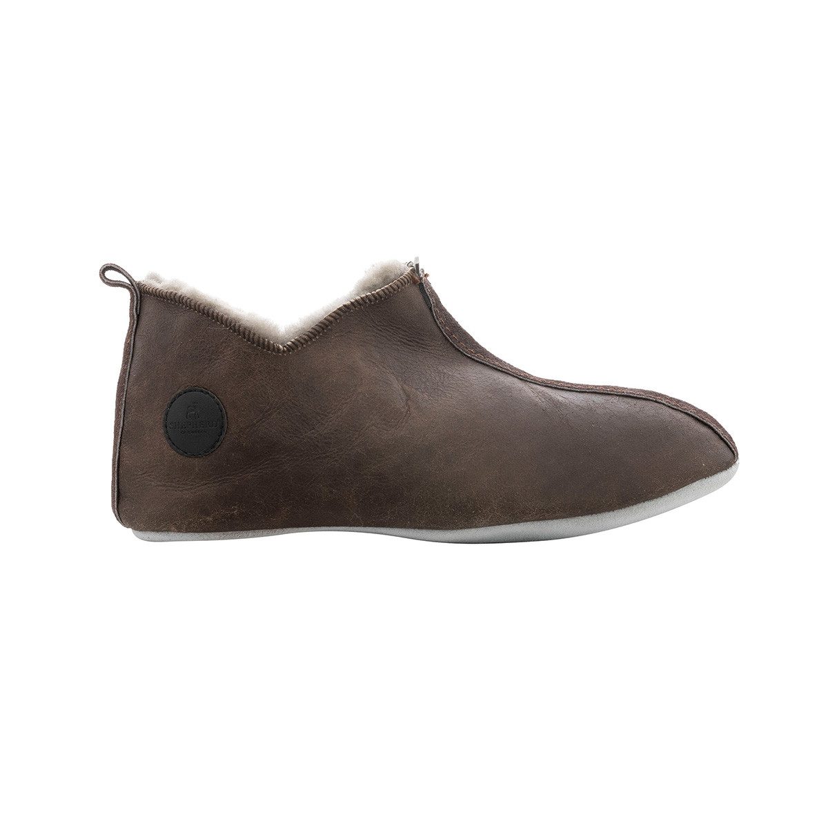 Shepherd Henrik Hausschuh (1-tlg) Hausschuh - Einfaches An- und Ausziehen, Dekorative Ziernaht vorn