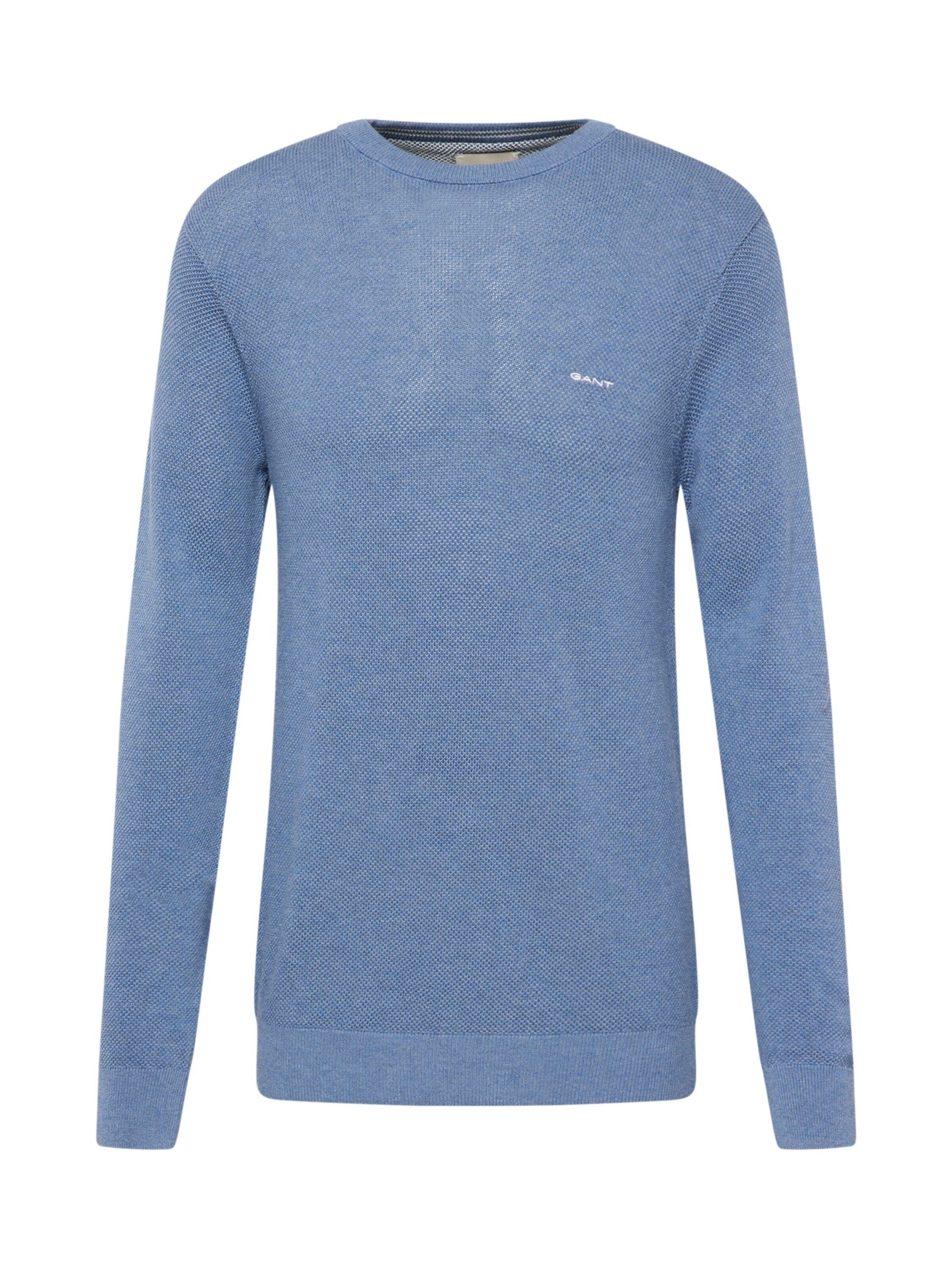 Gant Rundhalspullover COTTON PIQUE C-NECK mit günstig online kaufen