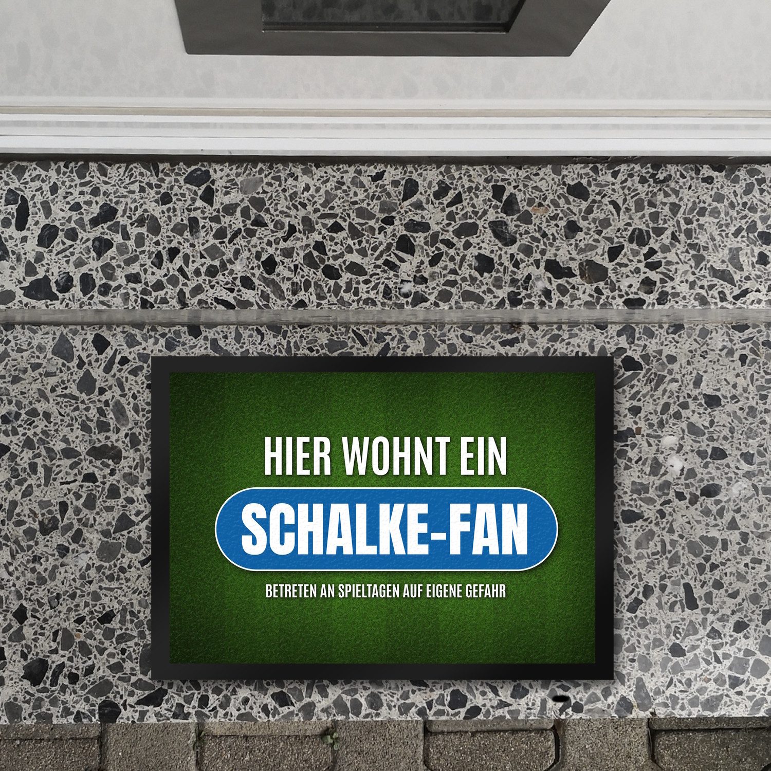speecheese Fußmatte Hier wohnt ein Schalke günstig online kaufen