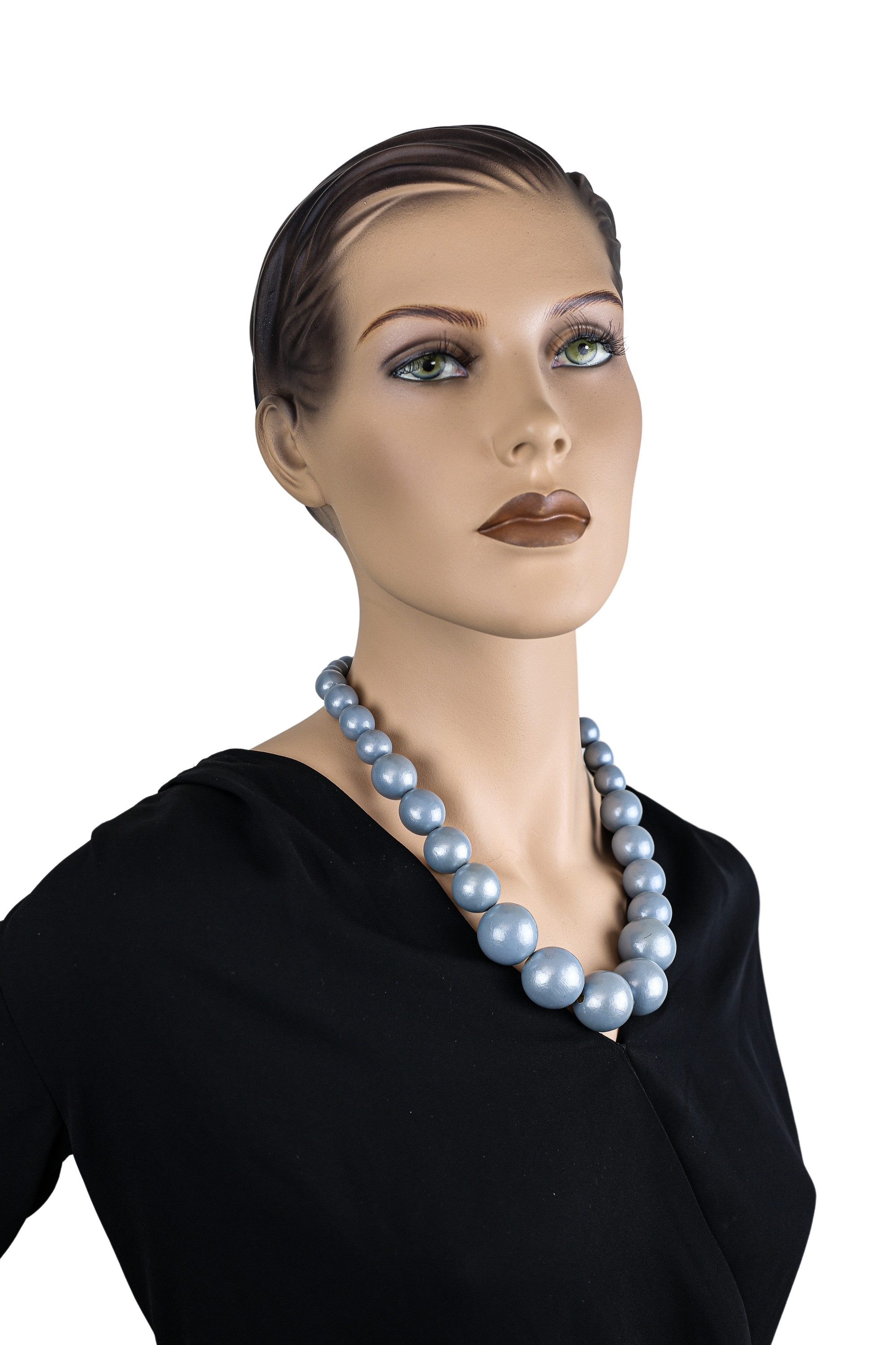 COLLEZIONE ALESSANDRO Kette mit Anhänger Layla, aus runden Holzperlen in verschiedenen Größen