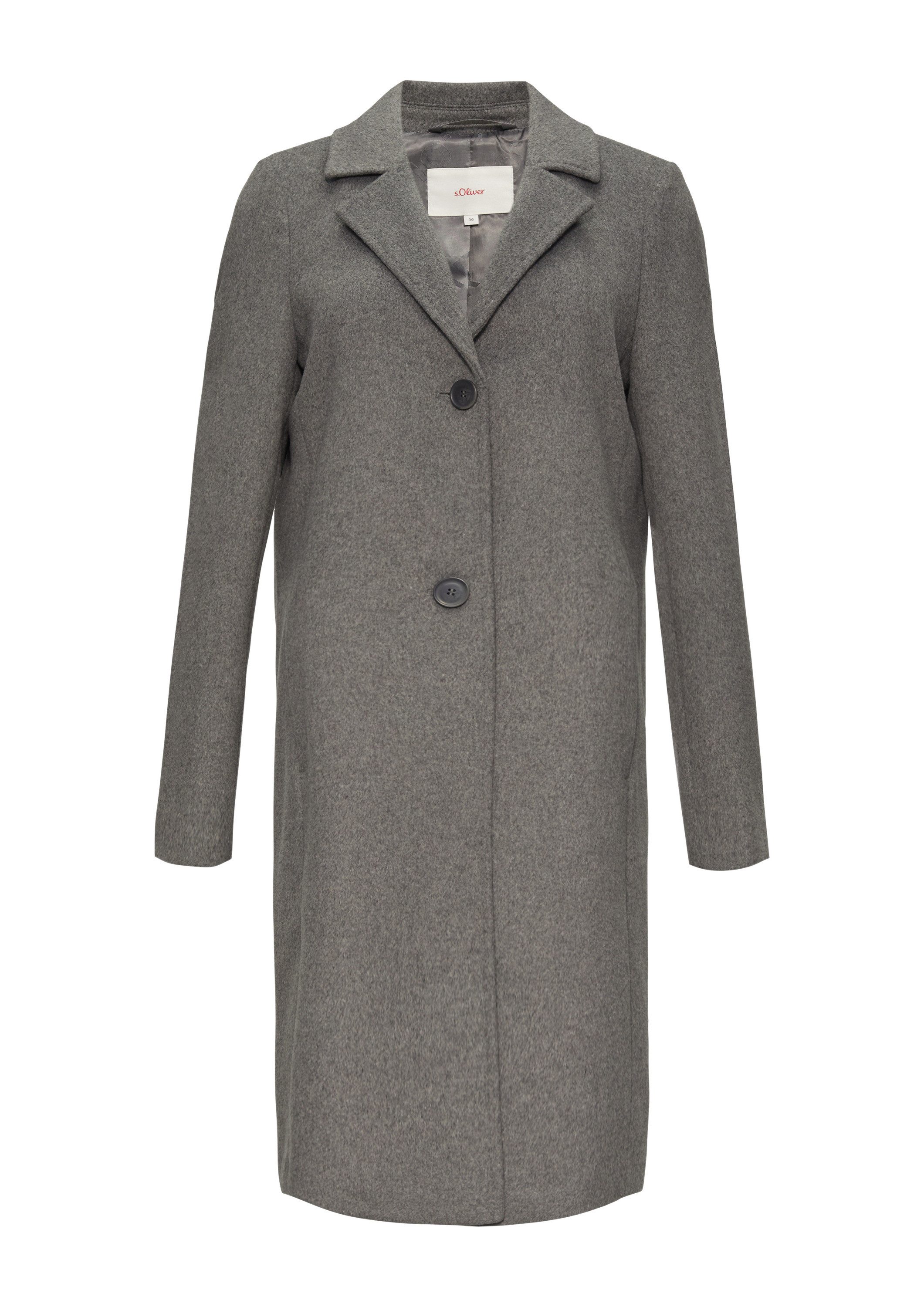 s.Oliver Funktionsmantel Outdoor-Mantel Weicher Wollmantel mit günstig online kaufen