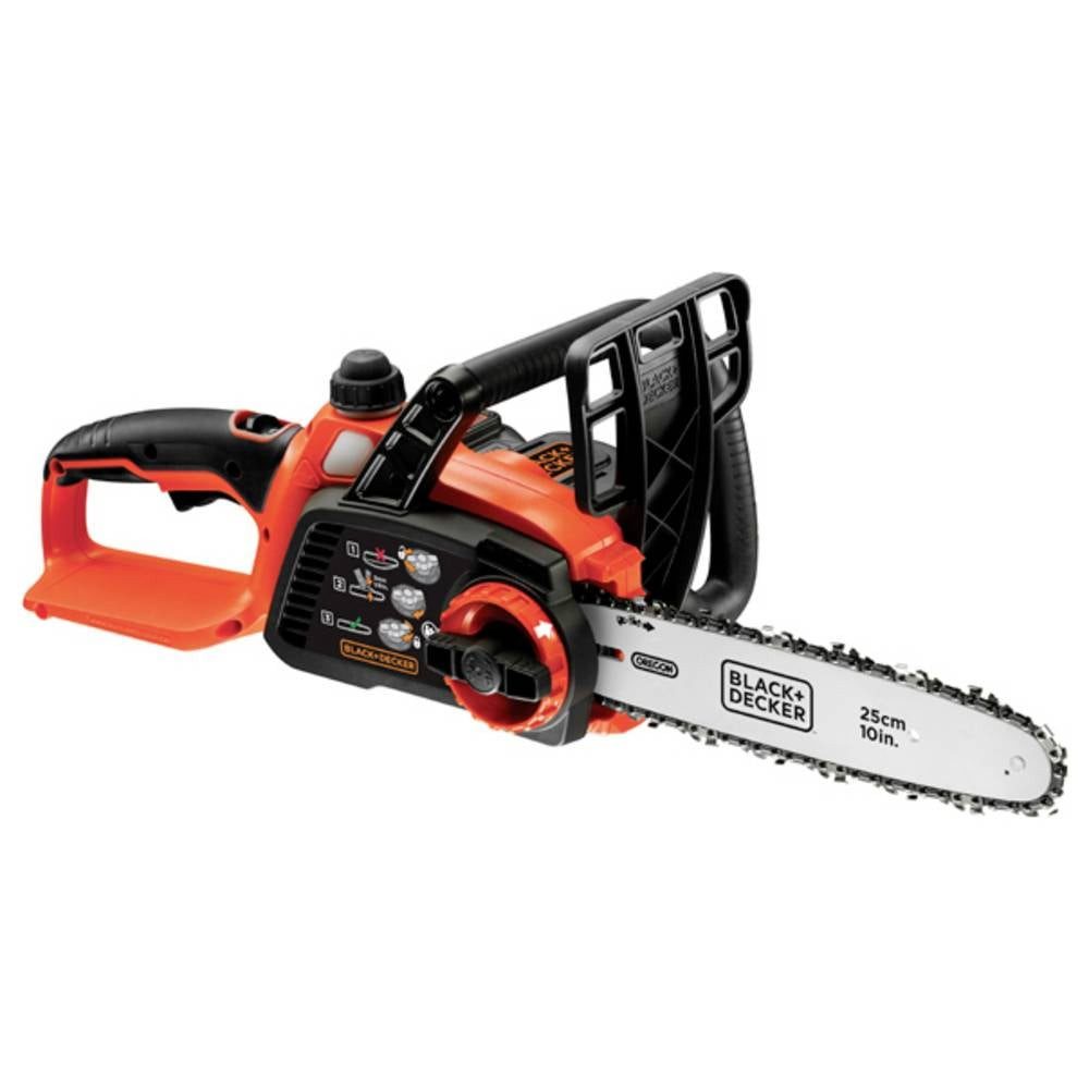 Black + Decker Akku-Kettensäge Akku Akku-Kettensäge inkl. Akku, inkl. Ladegerät Schwertlänge 250 mm, inkl. Akku, inkl. Ladegerät