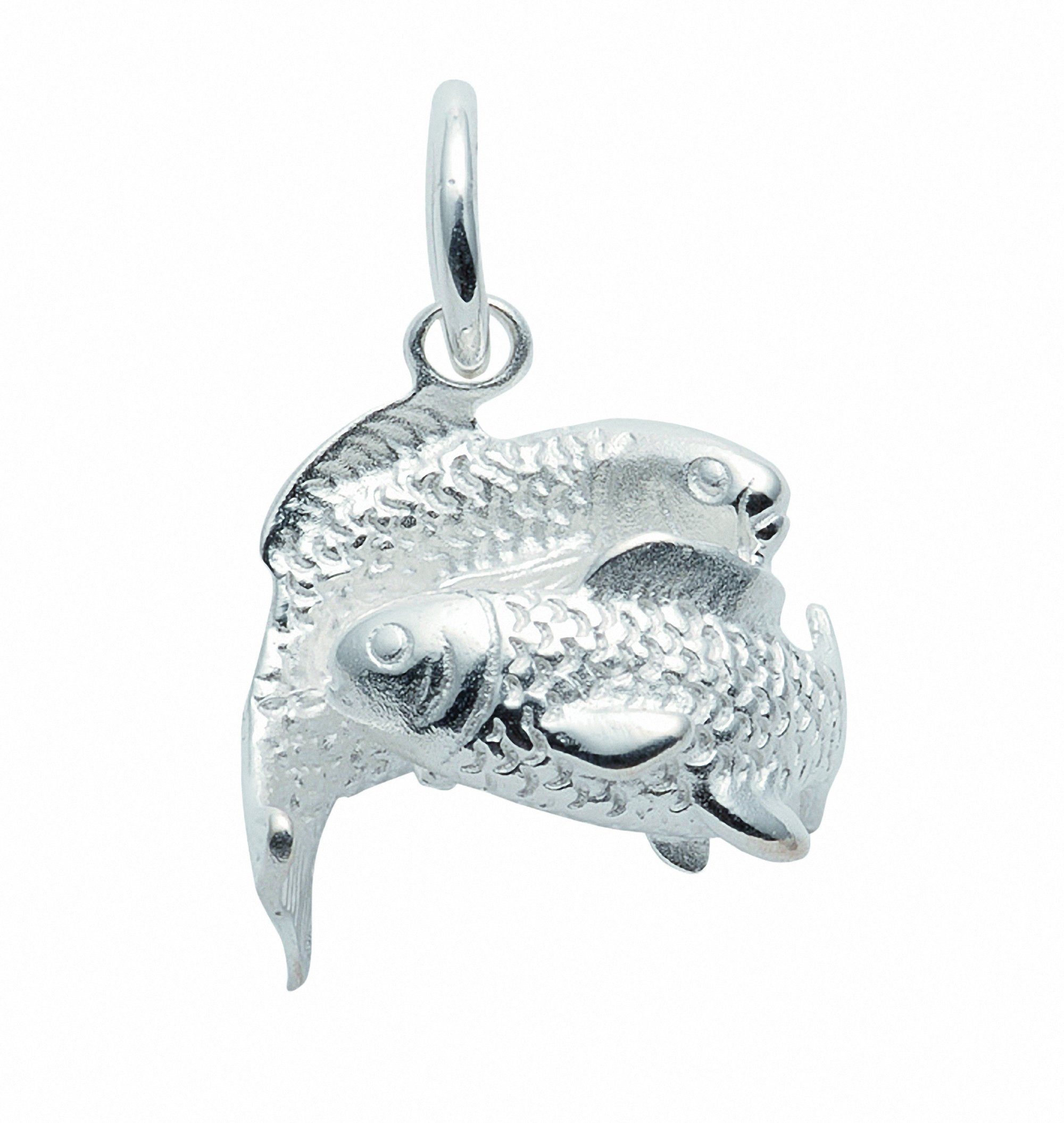 925 mit Set Anhänger Halskette Anhänger Fisch, Adelia´s Kette Sternzeichen Schmuckset mit Silber -