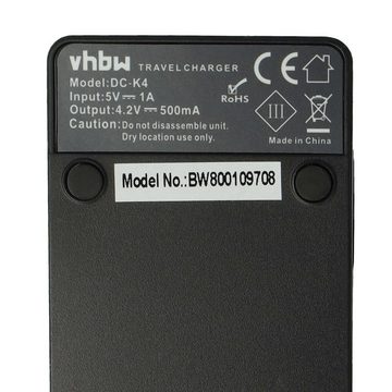 vhbw passend für Sony Cybershot DSC-P100/R, DSC-P100/S, DSC-P120, DSC-P150 Kamera-Ladegerät