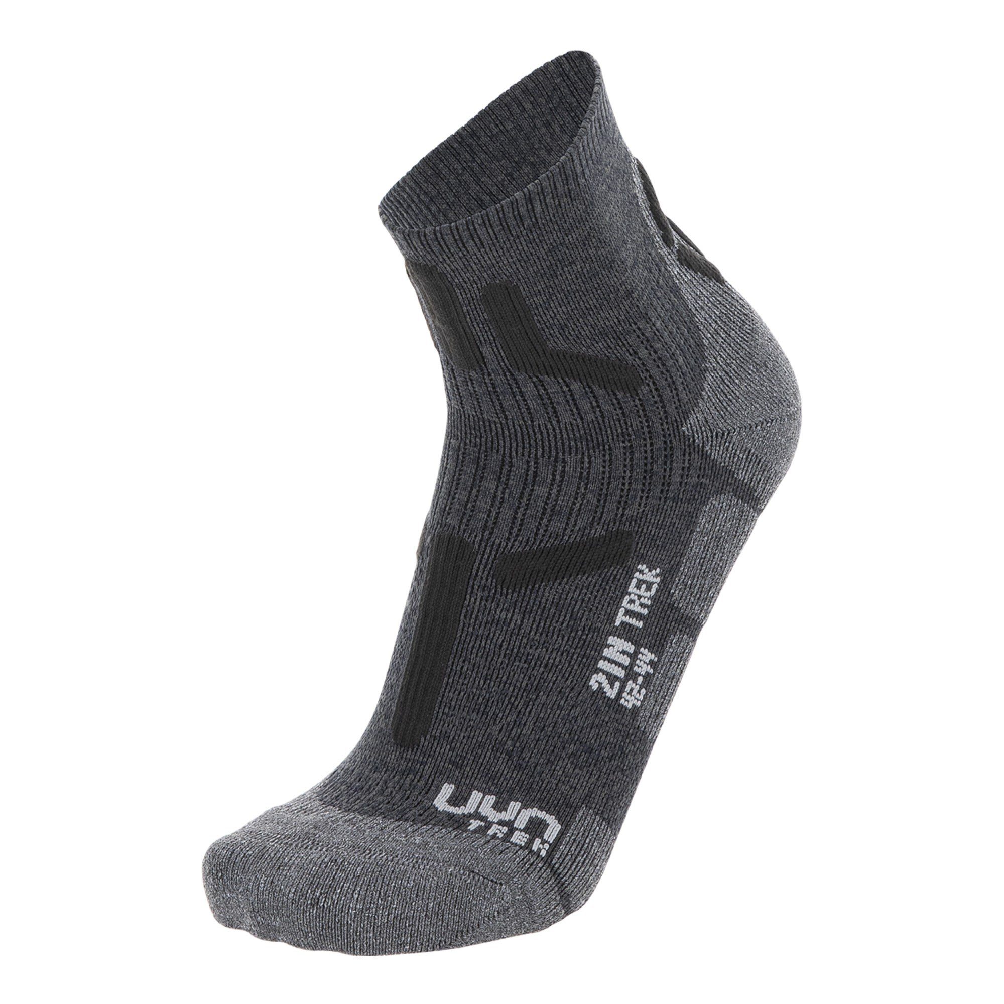 UYN Sportsocken Uyn M Trekking 2in Low Cut Socks Herren Grey - Anthracite