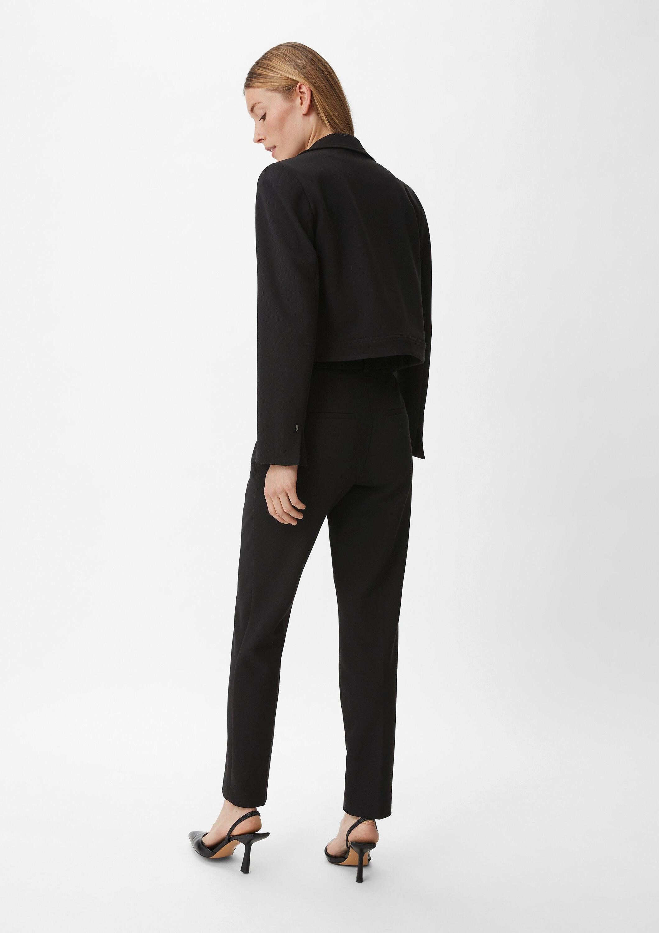 comma Jackenblazer Indoor-Blazer Kurzer Blazer aus Viskosemix