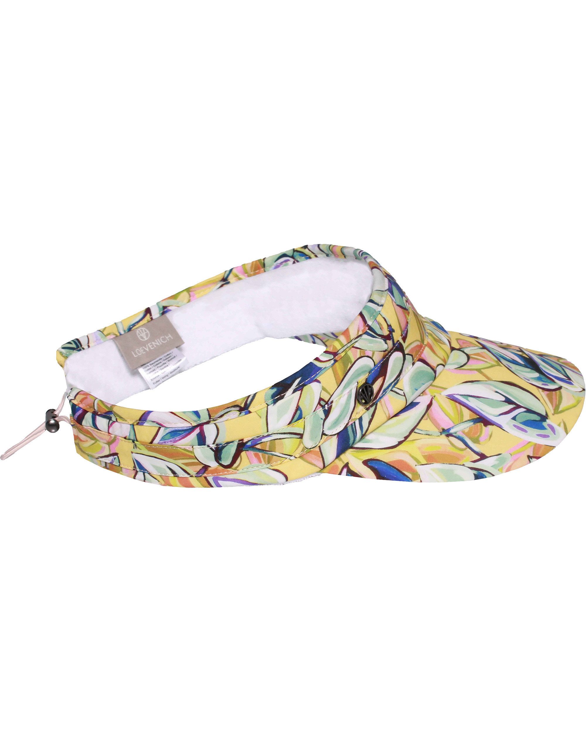 Loevenich Visor Loevenich Visor mit buntem Blätter-Print