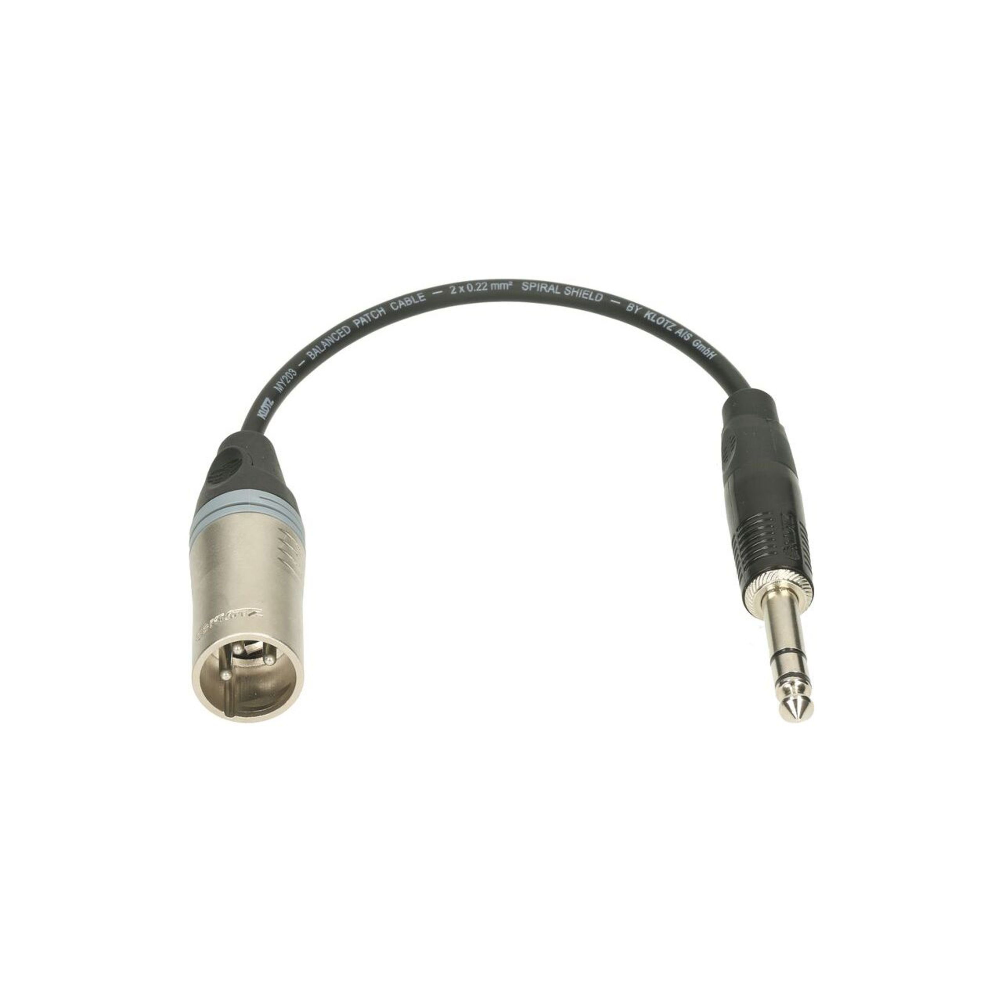 Klotz Cables Adapter, XLR-BMP6.3 Adapter mit Widerstandsmatrix - Steckadapter