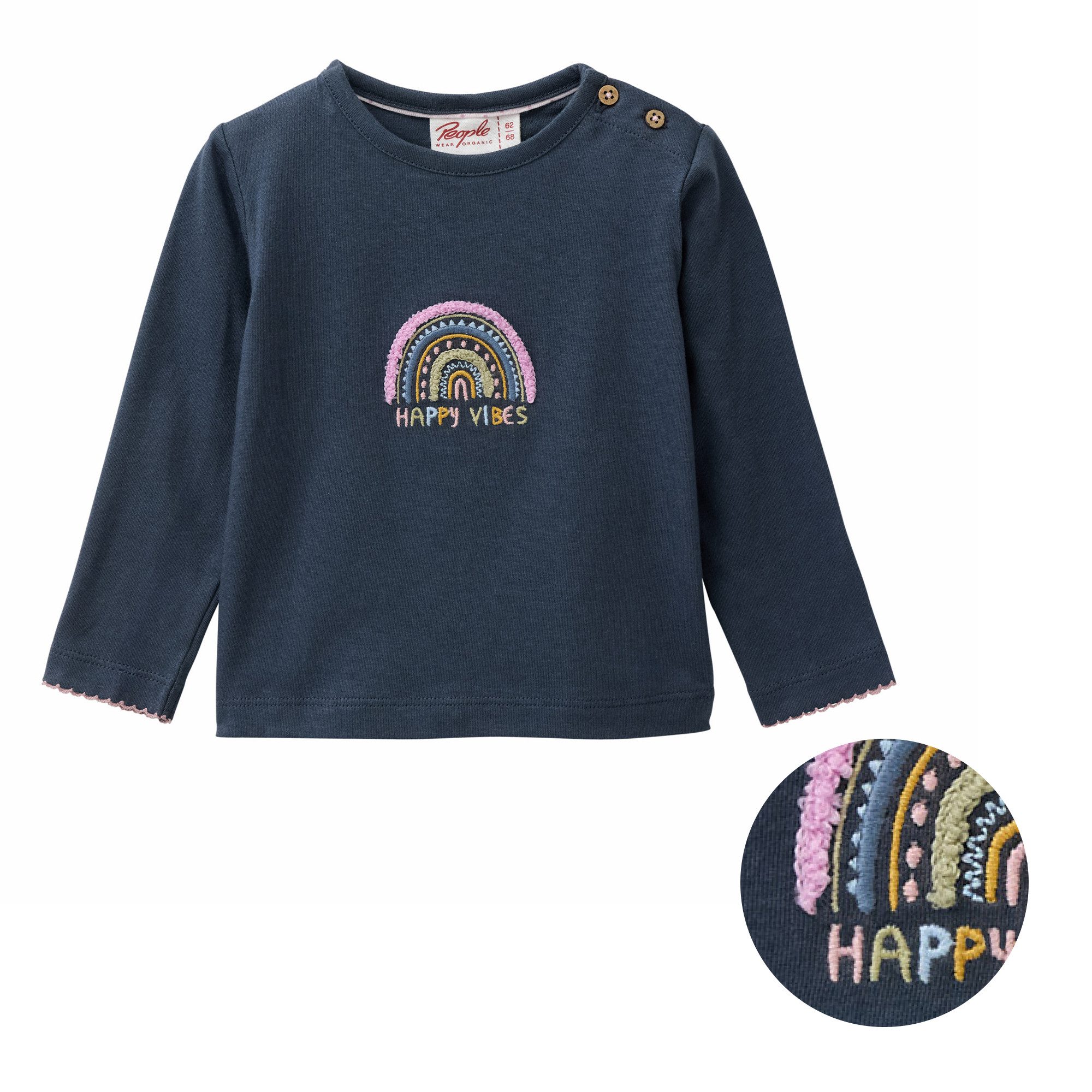 People Wear Organic Rundhalsshirt aus Bio-Baumwolle GOTS zertifiziert