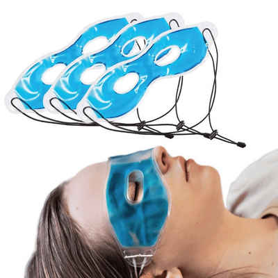 IEA Medical Augenmaske Kühlmaske für Kopfschmerzen, Migräne und geschwollene Augen, 3-tlg., Set, Anti Augenringe, Wiederverwendbare Heiße oder Kalte Augenmasken