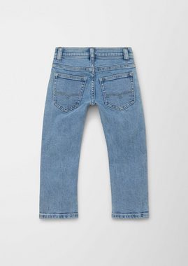 s.Oliver 5-Pocket-Jeans Jeans Pelle / Regular Fit / Mid Rise / Straight Leg Schmuck-Detail, Waschung