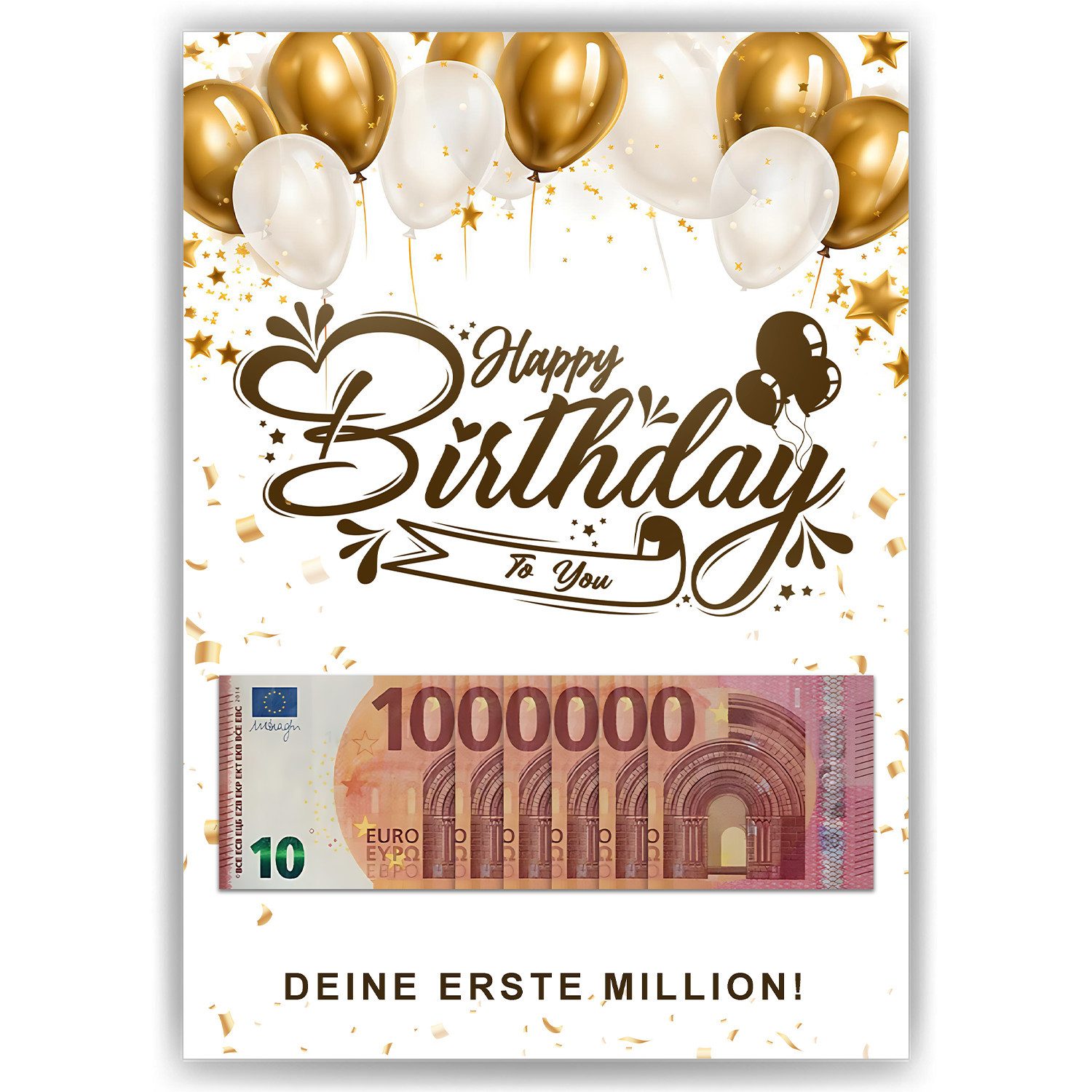 Tigerlino Poster Geburtstag Geldgeschenk Happy Birthday günstig online kaufen