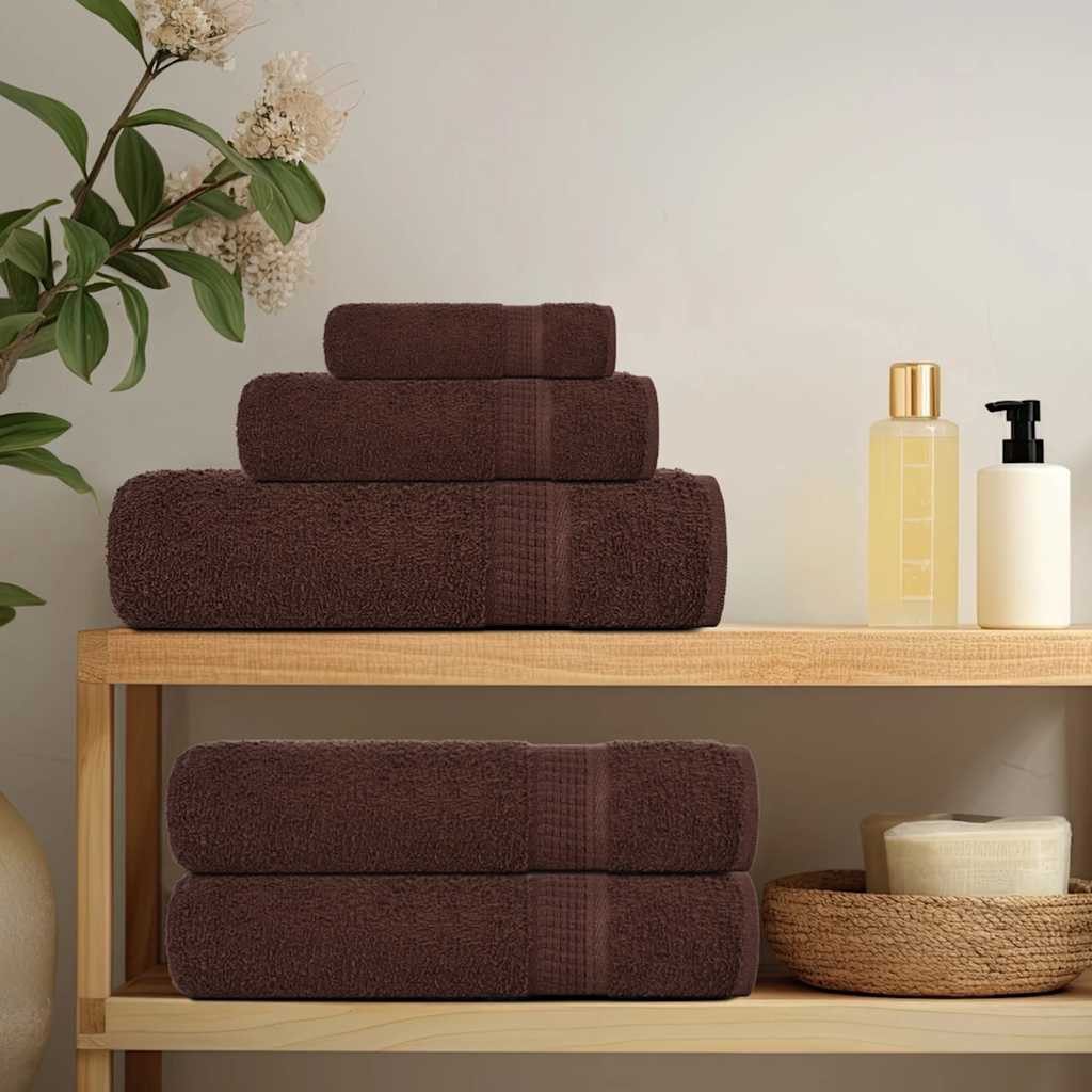 vidaXL Handtuch Badetücher 10 Stk. Braun günstig online kaufen