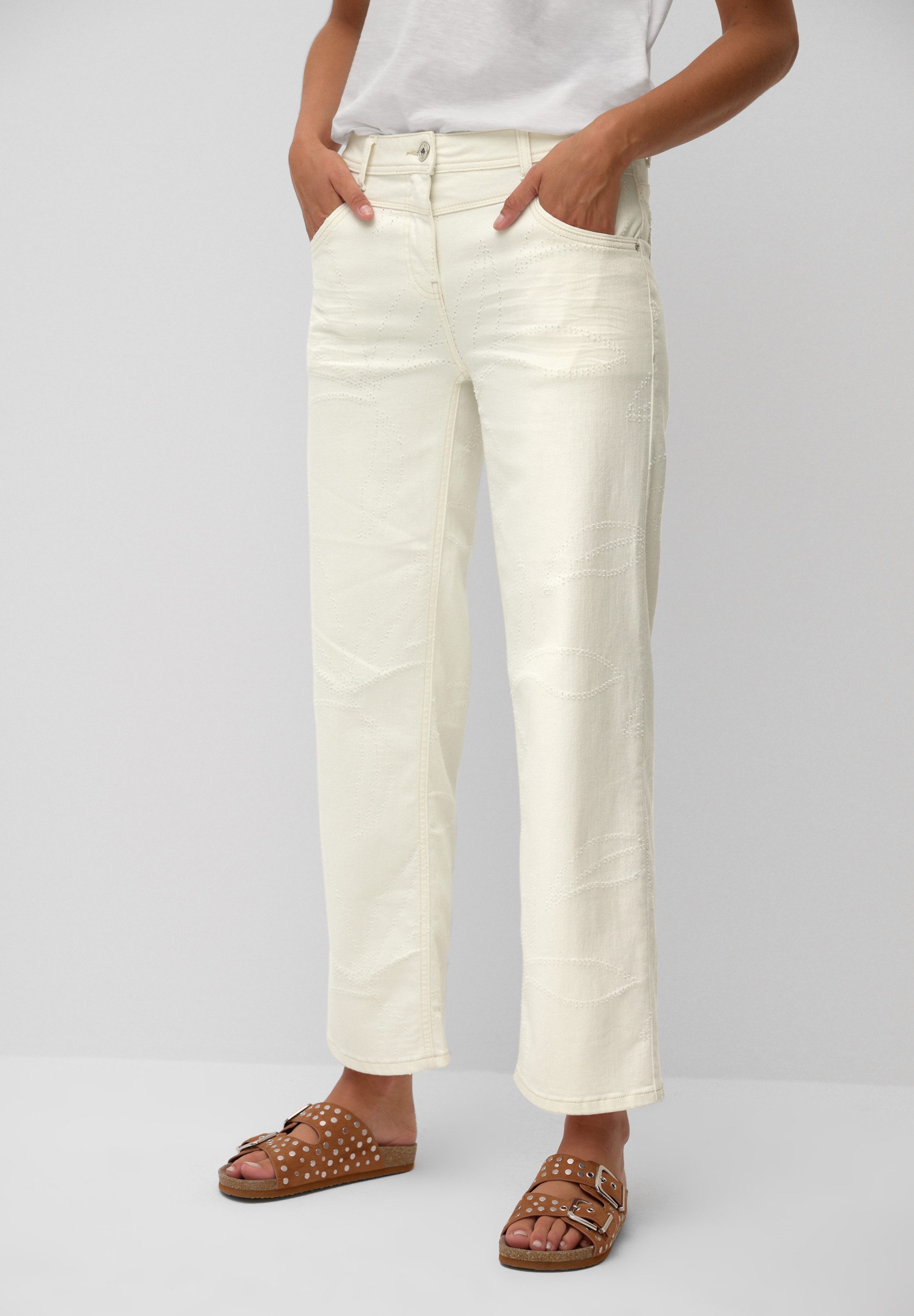 STREET ONE Loose-fit-Jeans High Waist günstig online kaufen