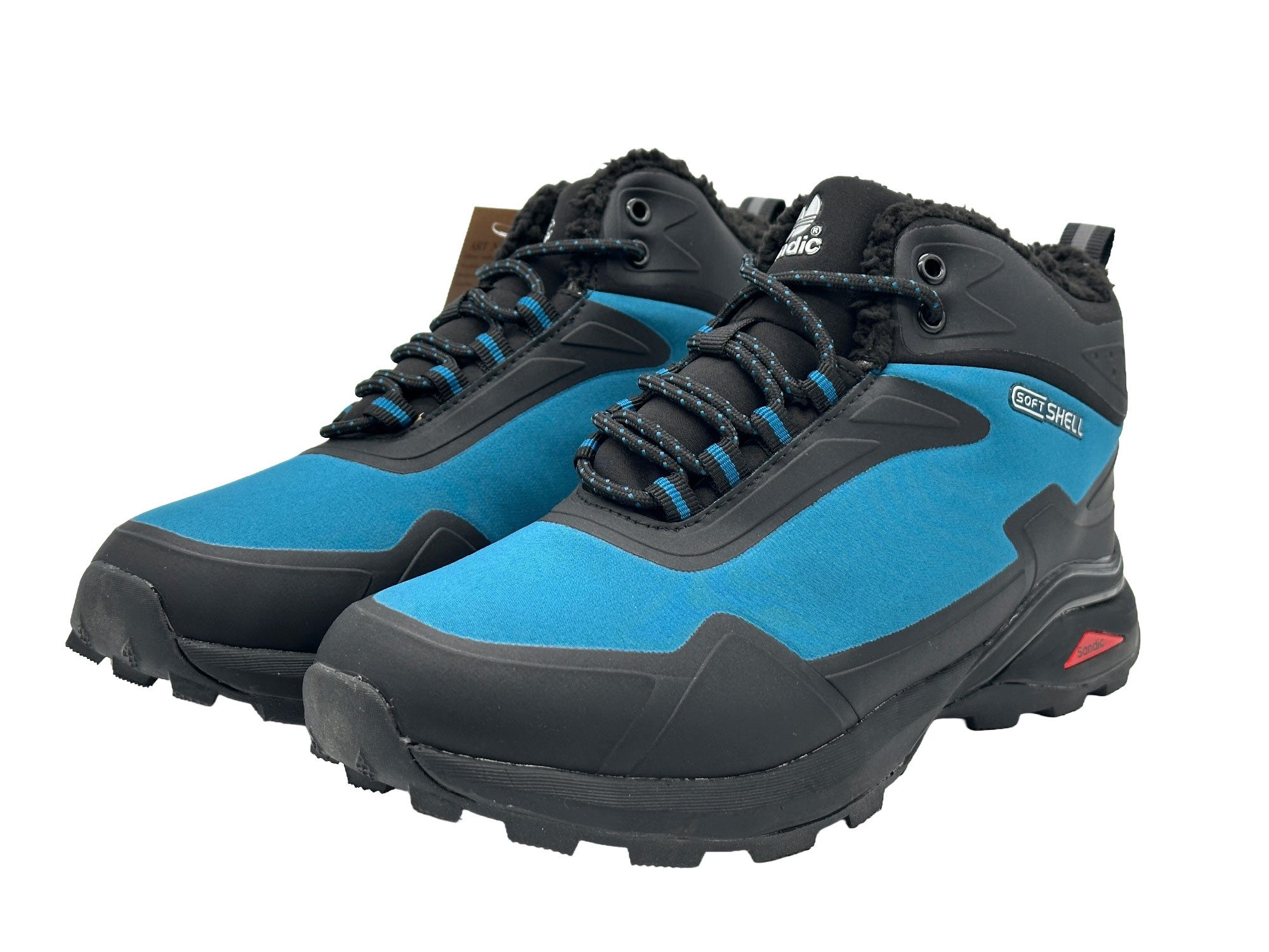 Nowaland gefütterte Trekkingschuhe Outdoorschuhe Wanderstiefel Isolierende Innenfütterung, Softshell-Obermaterial