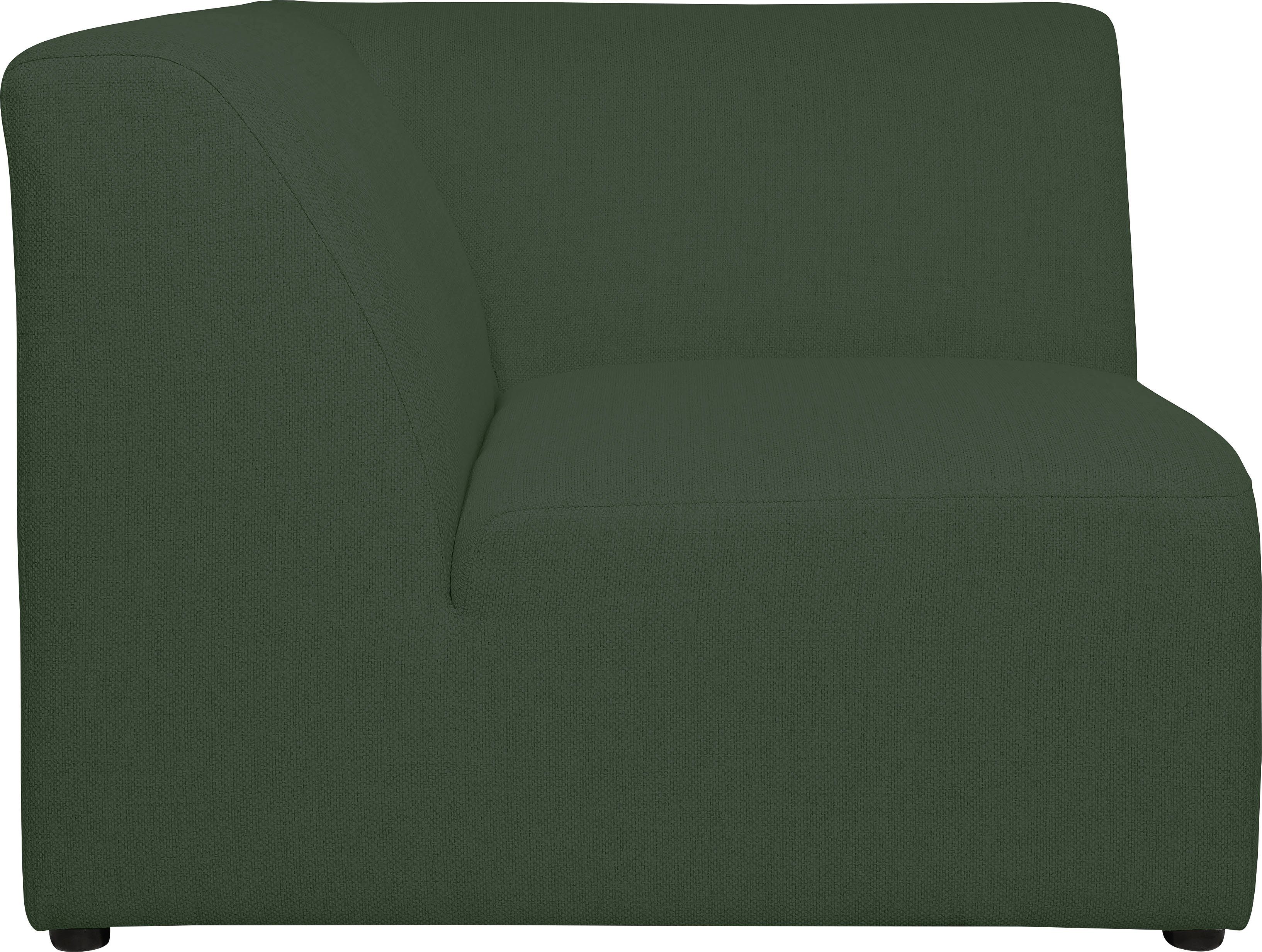 INOSIGN Sofa-Eckelement schöne angenehmer khaki Proportionen Koa, Komfort