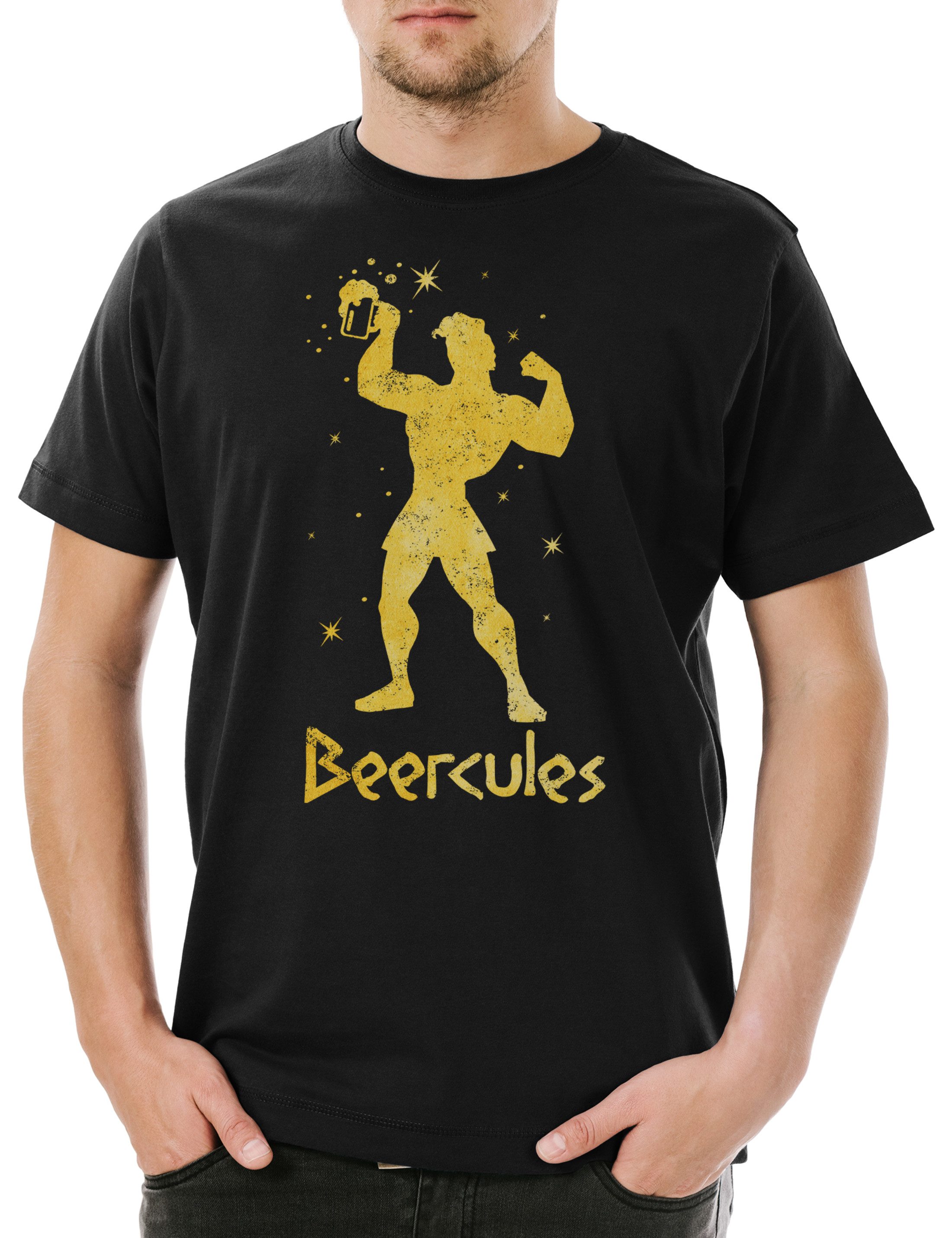 Urban Backwoods Print-Shirt Beercules Herren T-Shirt günstig online kaufen