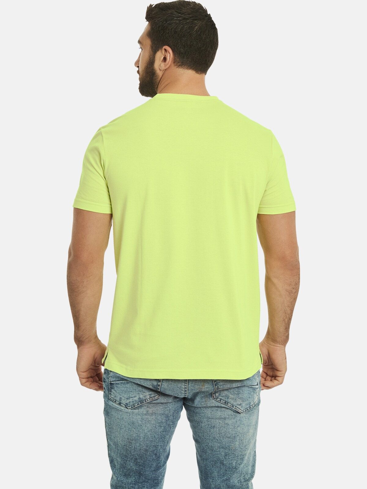 Jan Vanderstorm T-Shirt DOMINIK mit Saumschlitzen günstig online kaufen