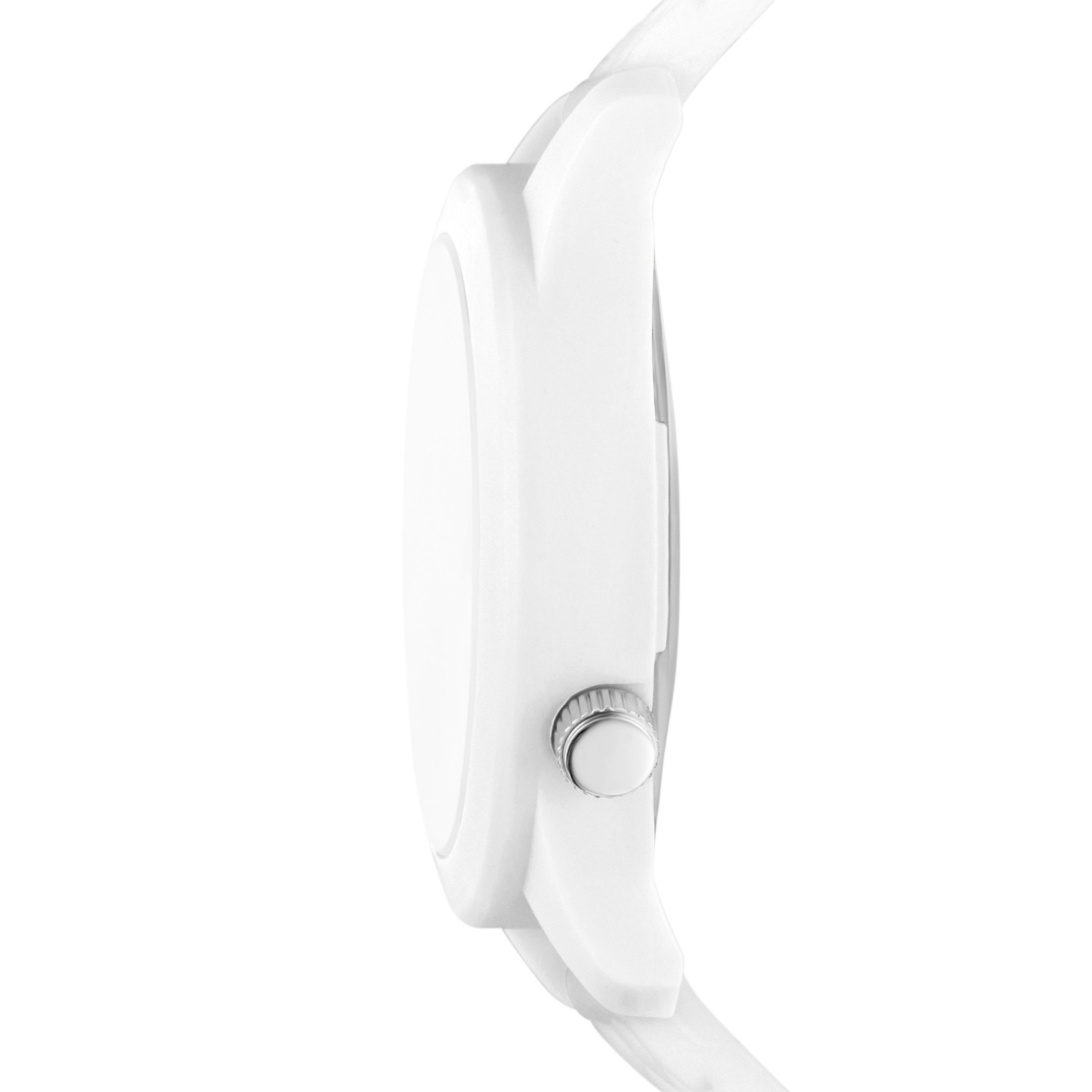 Skechers Quarzuhr Bayley SR6386, Armbanduhr, Damenuhr, Silikonarmband, analog