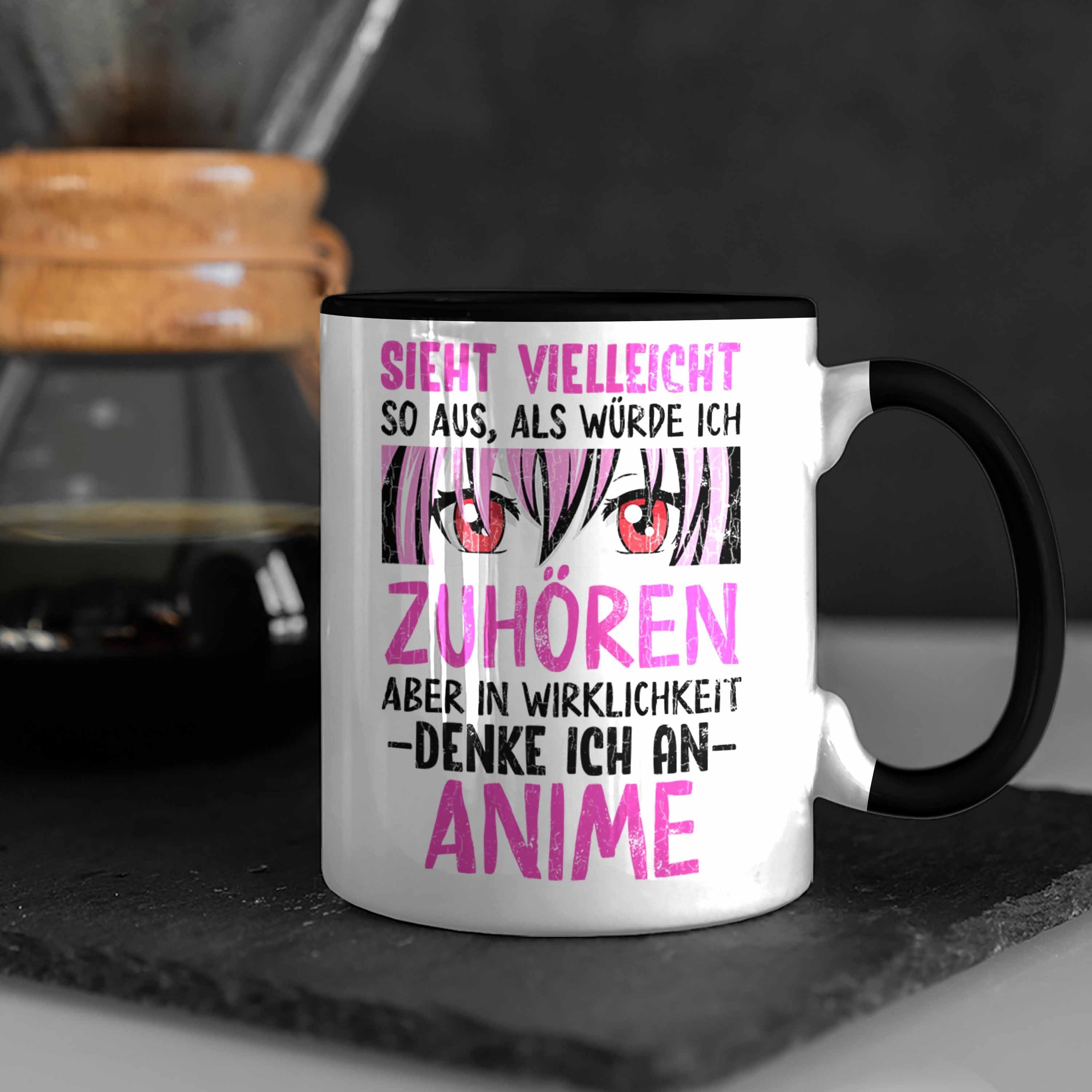 Kaffeetasse Anme Fan Dir Würde Trendation Zuhören Schwarz Geschenke Spruch Aus Ich Sieht Tasse Geschenk Deko So Als - Trendation Anime Tasse