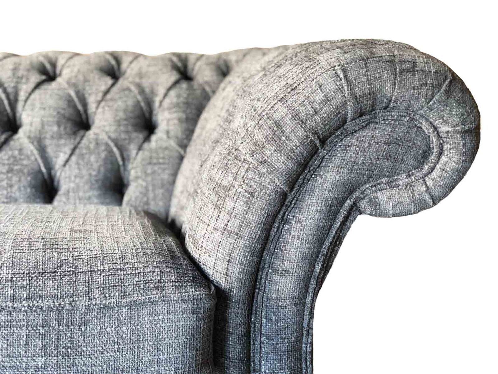 Europe Couchen In Sofa Chesterfield 3 Sofa Couch Made Polster Sitzer Textil Stoff Neu, Sitz JVmoebel