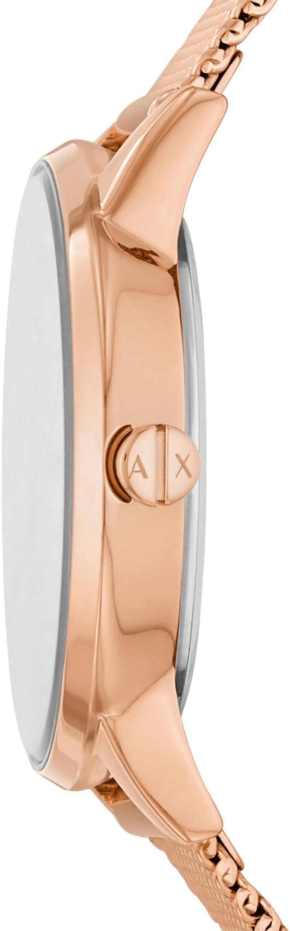 ARMANI EXCHANGE 2-tlg., auch AX7121, Geschenk mit als Quarzuhr Armband), ideal (Set