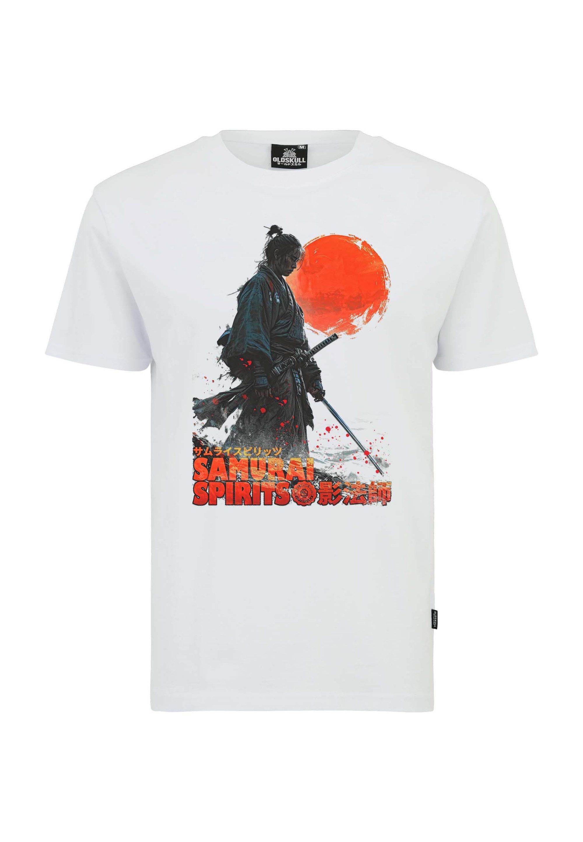 Oldskull T-Shirt Asian Ghost Warrior Graphic Traditionelles fernöstliches Motiv