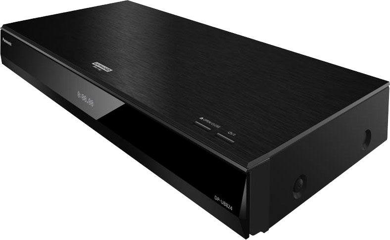 Panasonic DP-UB824EGK Blu-ray-Player (4k Ultra fähig, 3D Ultra Sprachsteuerung über Assistant Alexa), oder Blu-ray (Ethernet), externen HD Player Amazon HD, 3D- LAN WLAN, Google