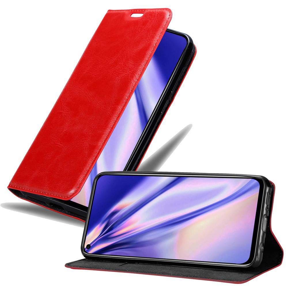 Cadorabo Handyhülle für Honor View 20 Hülle Honor View 20, Hülle Schutzhülle mit Standfunktion, Magnetverschluss und Kartenfach
